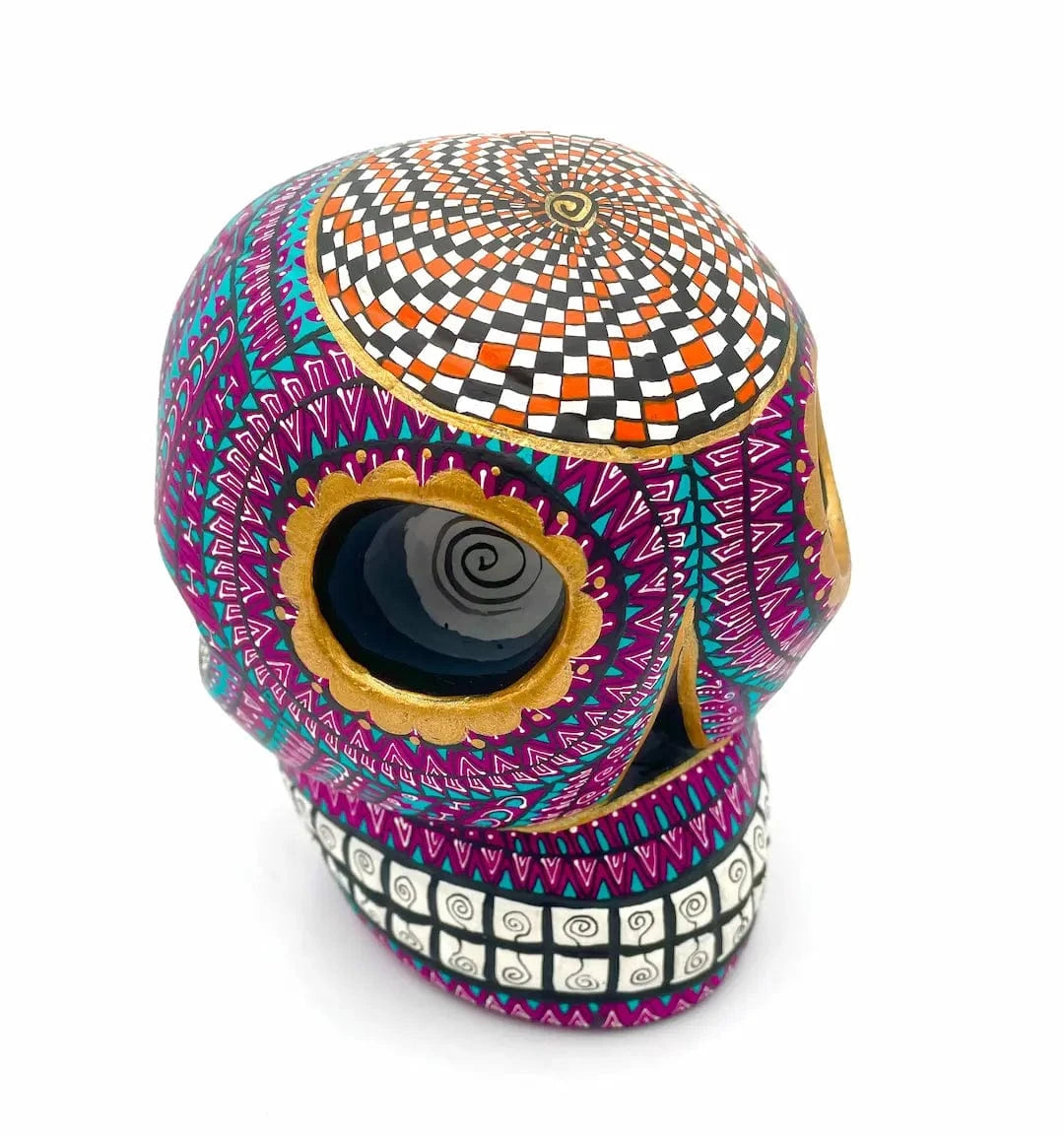 Skull Alebrije – Hand-carved Oaxacan Art