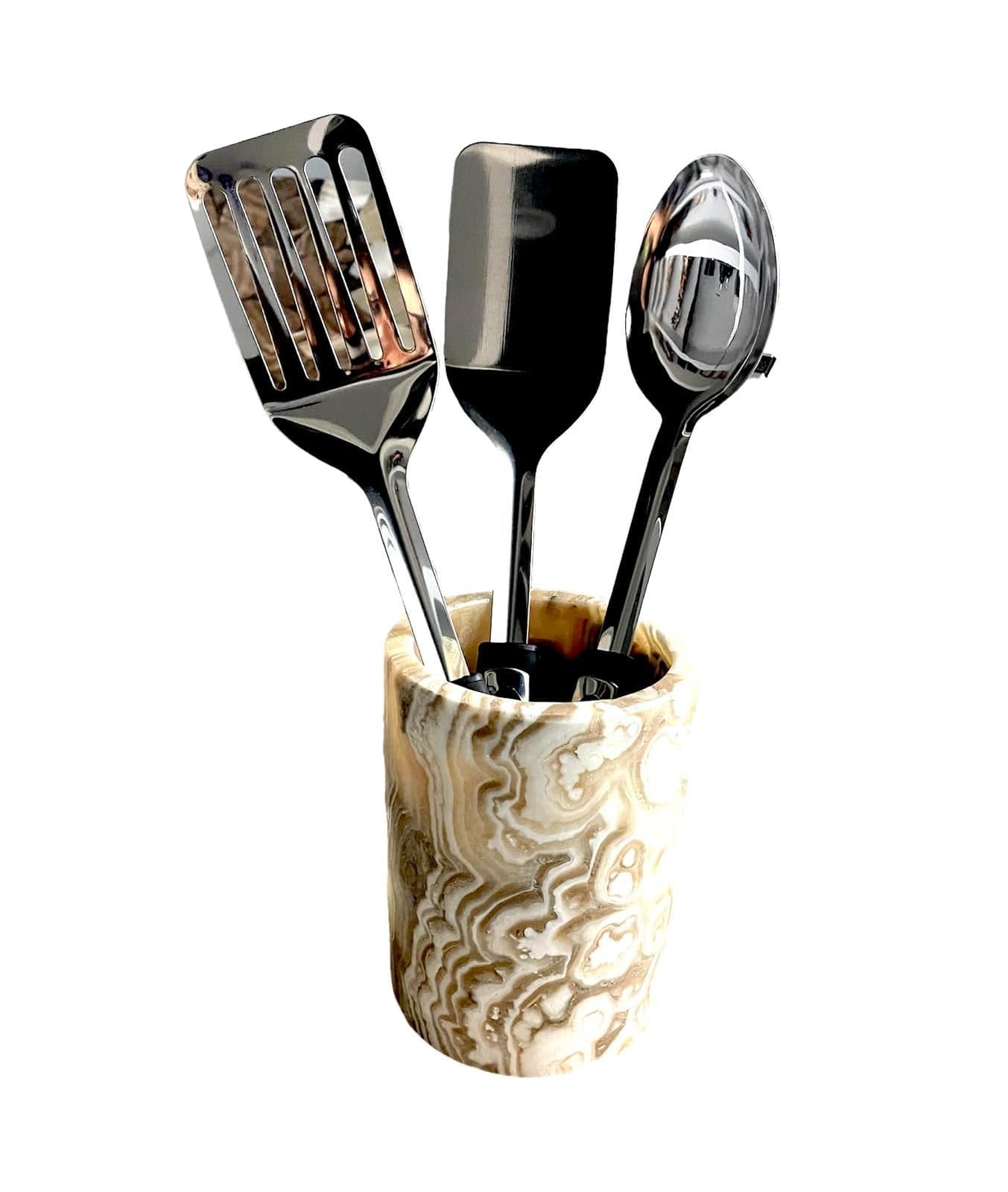 Mexoul Beige Multi purpose marble cup (L)