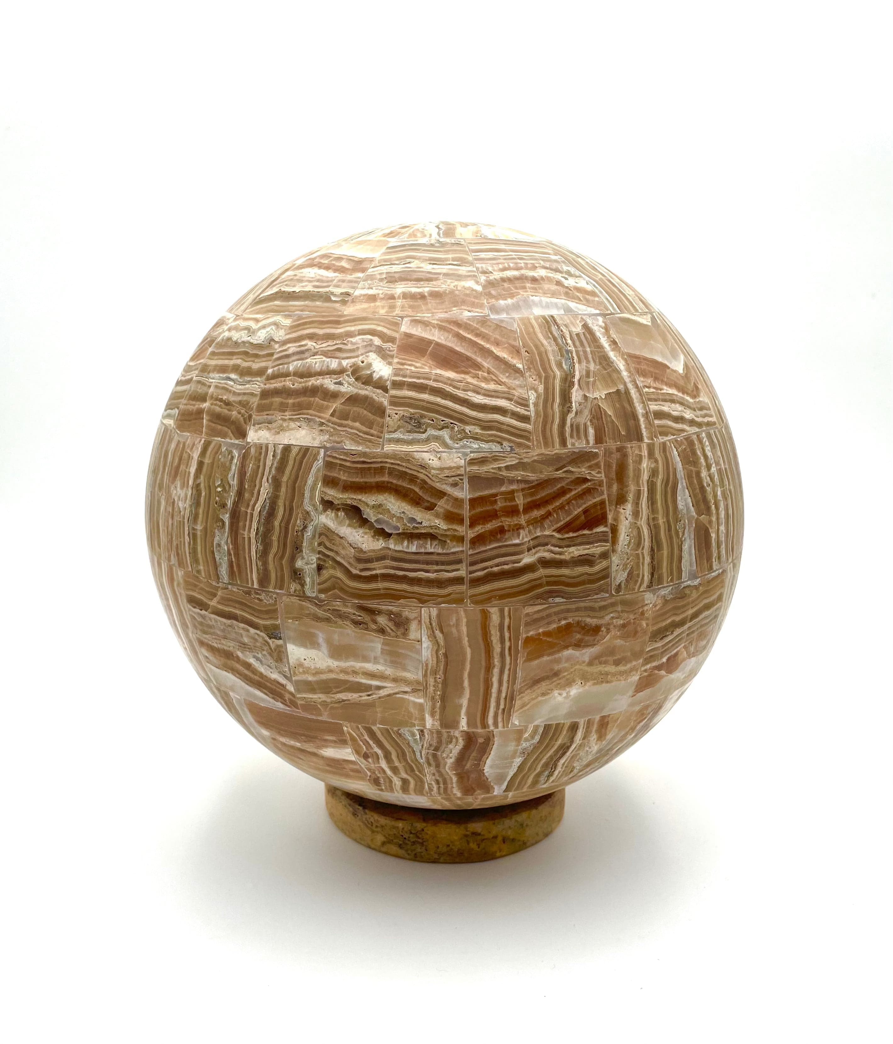 Mexoul Brown Onyx sphere lamp (S)
