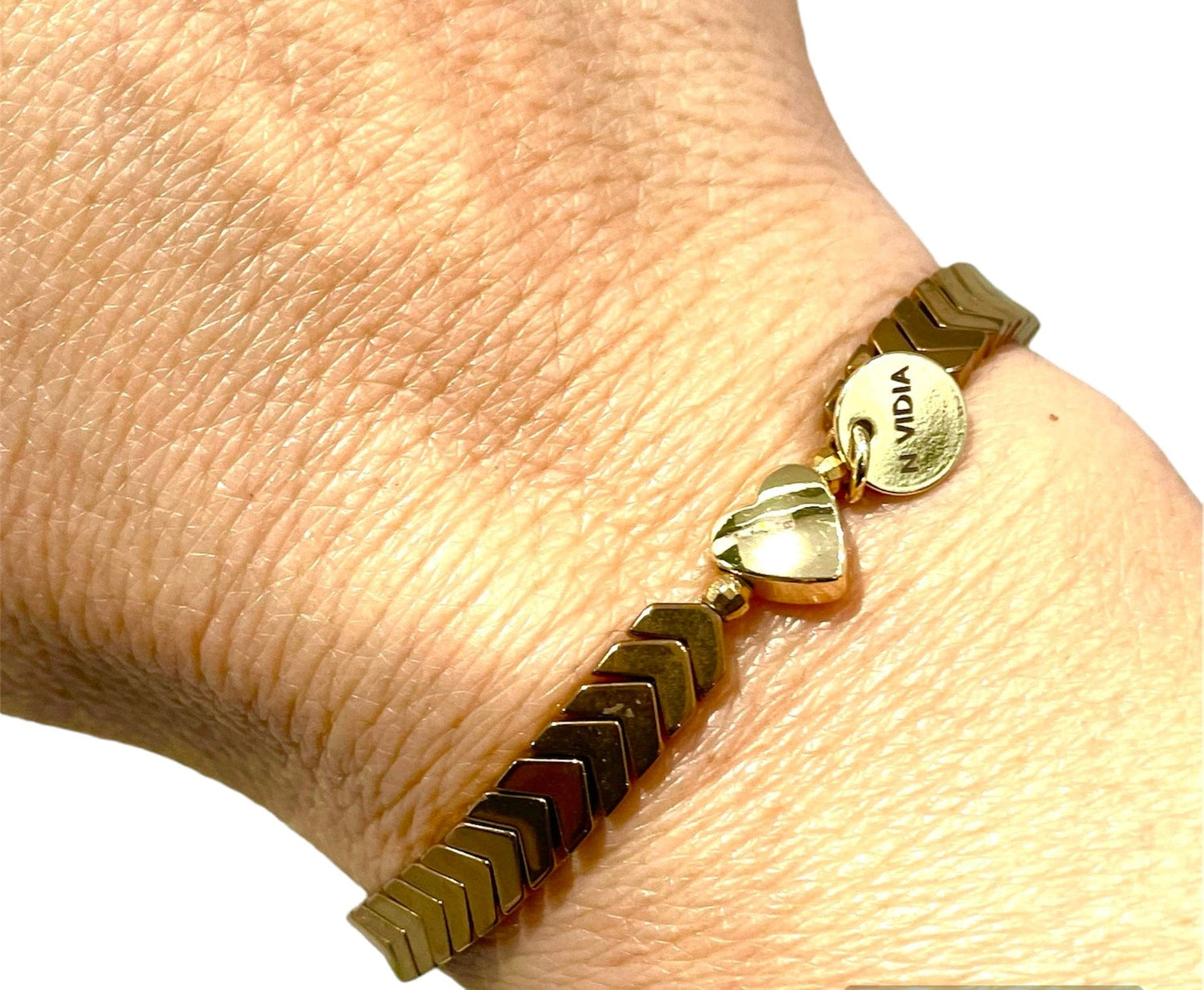 Mexoul Handmade bracelet with golden hematite stone