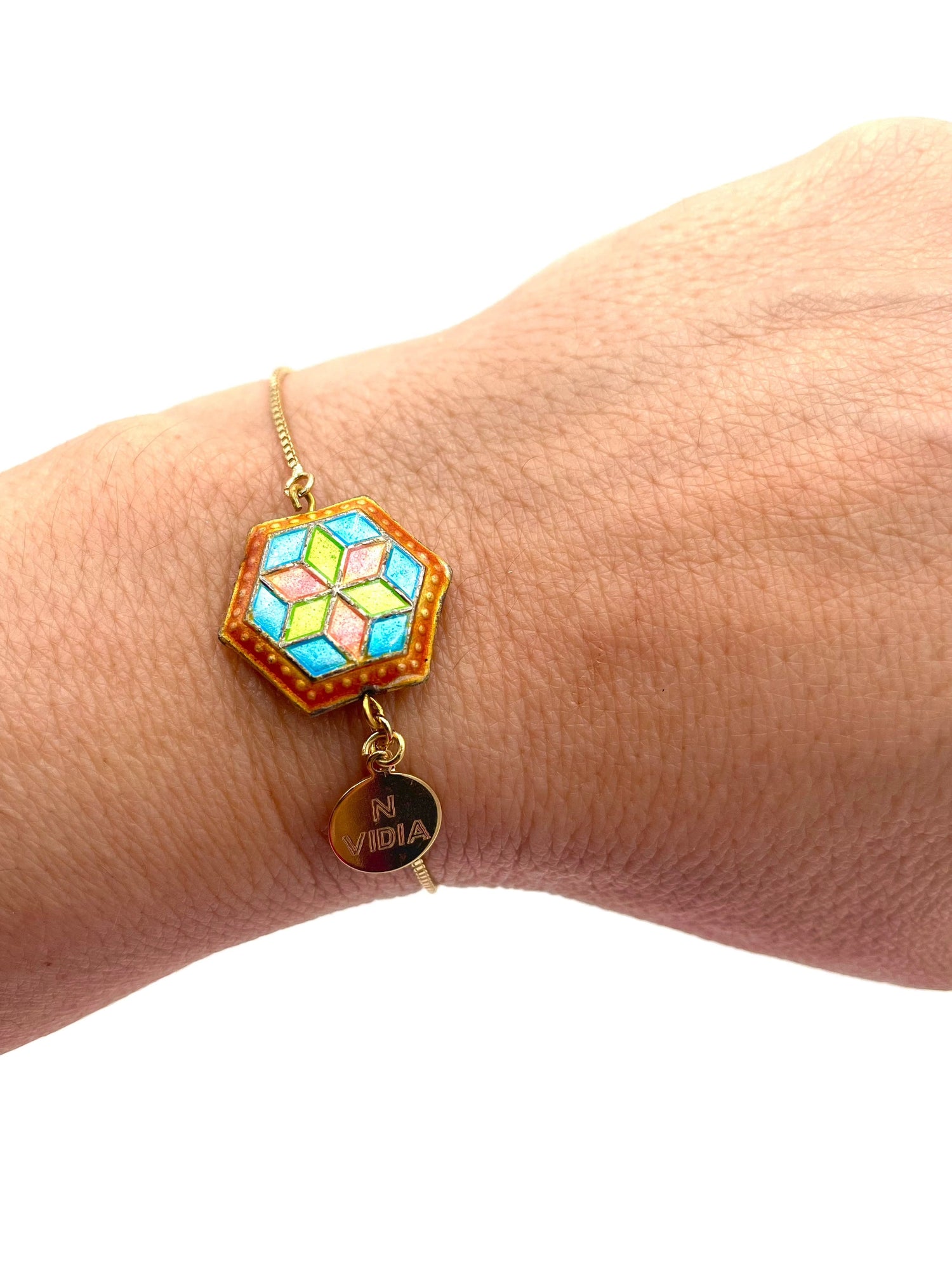 Mexoul Handmade gold plated bracelet variant 19