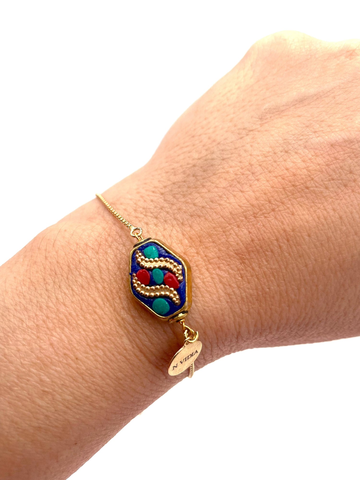 Mexoul Handmade gold plated bracelet variant 20