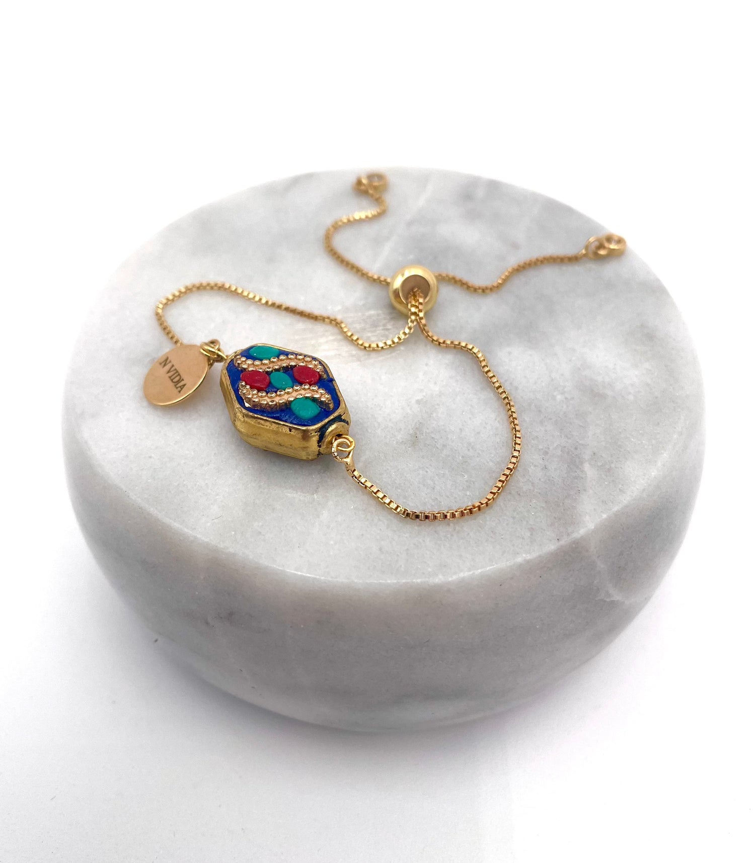 Mexoul Handmade gold plated bracelet variant 20