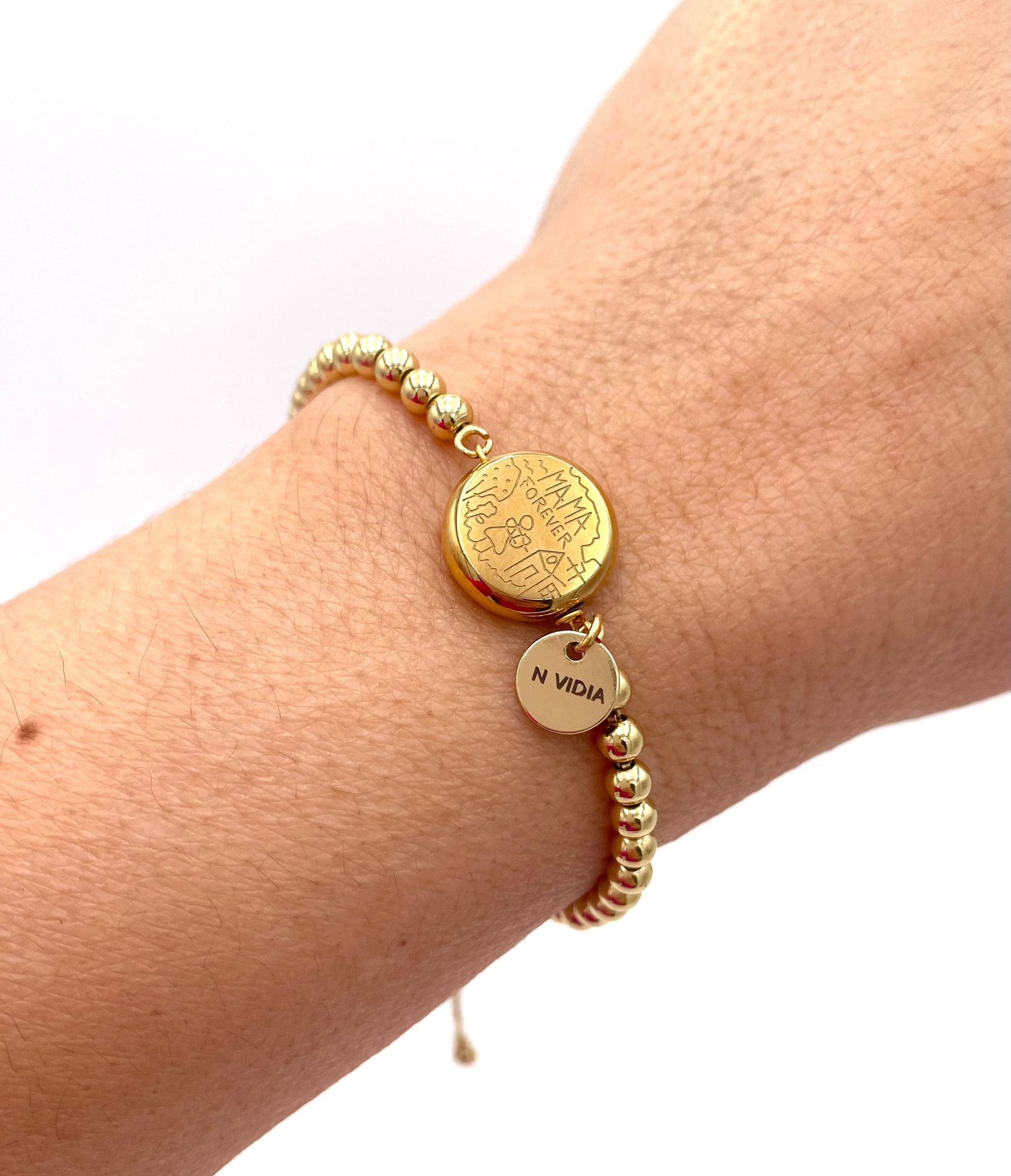 Mexoul Handmade gold plated bracelet variant 22