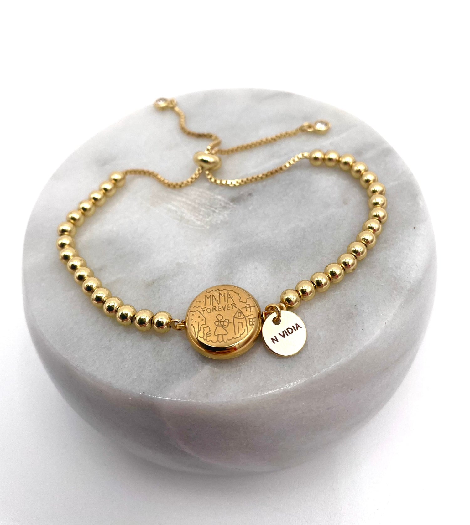 Mexoul Handmade gold plated bracelet variant 22