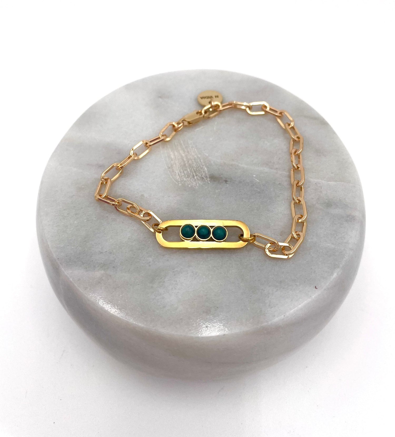 Mexoul Handmade gold plated bracelet variant 23