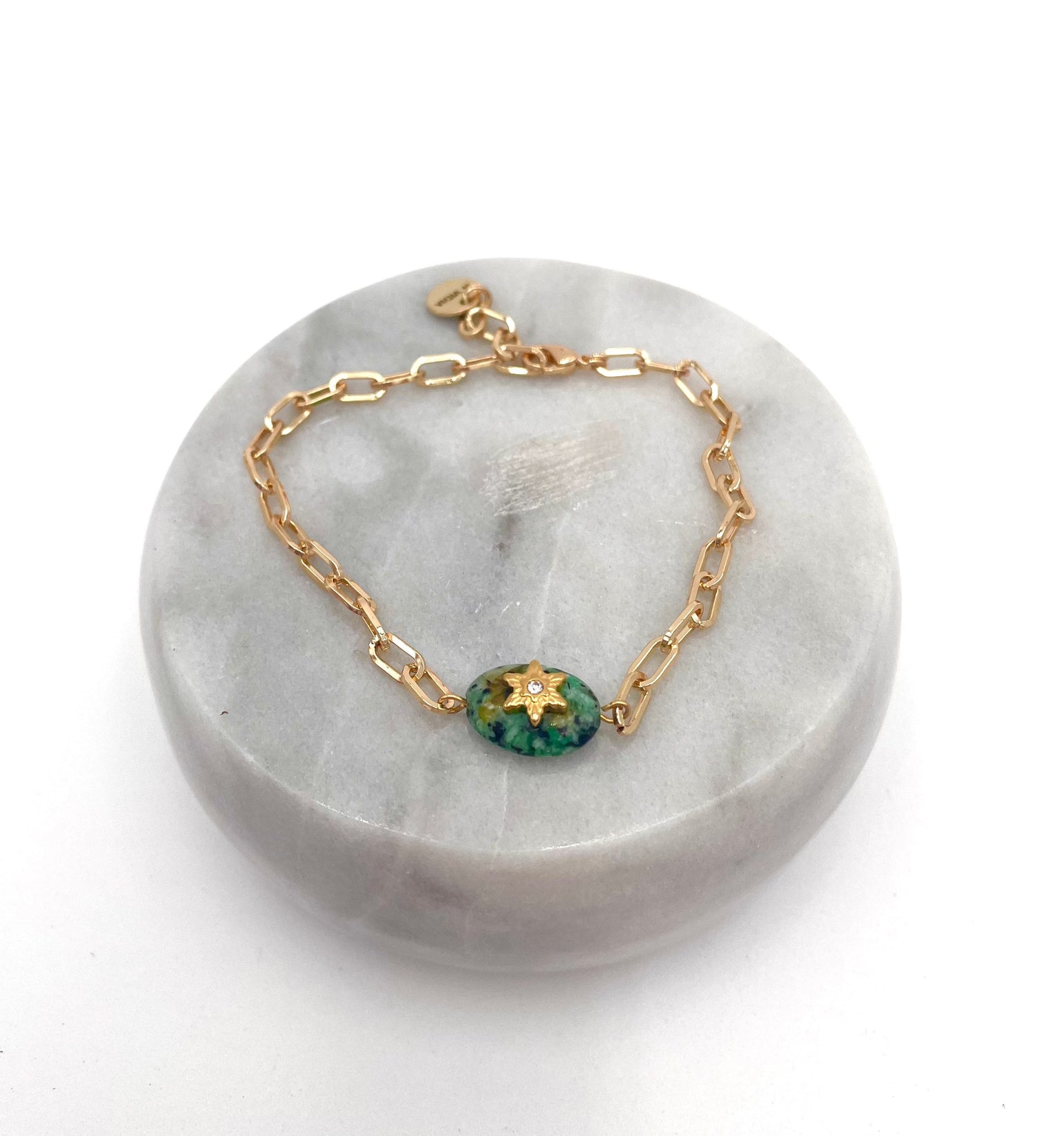 Mexoul Handmade gold plated bracelet variant 24