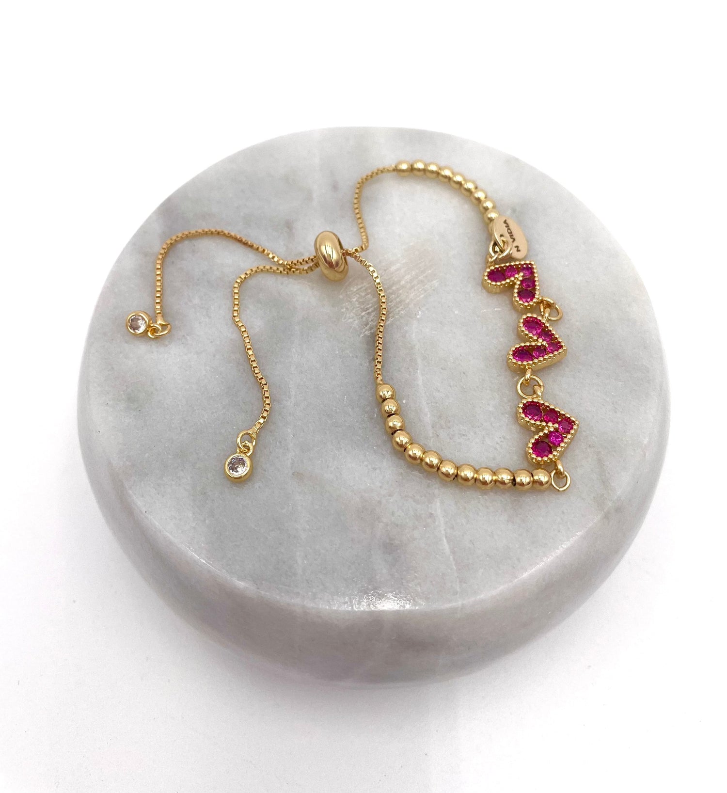 Mexoul Handmade gold plated bracelet variant 27