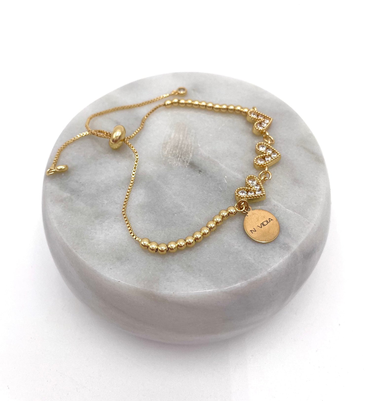 Mexoul Handmade gold plated bracelet variant 28