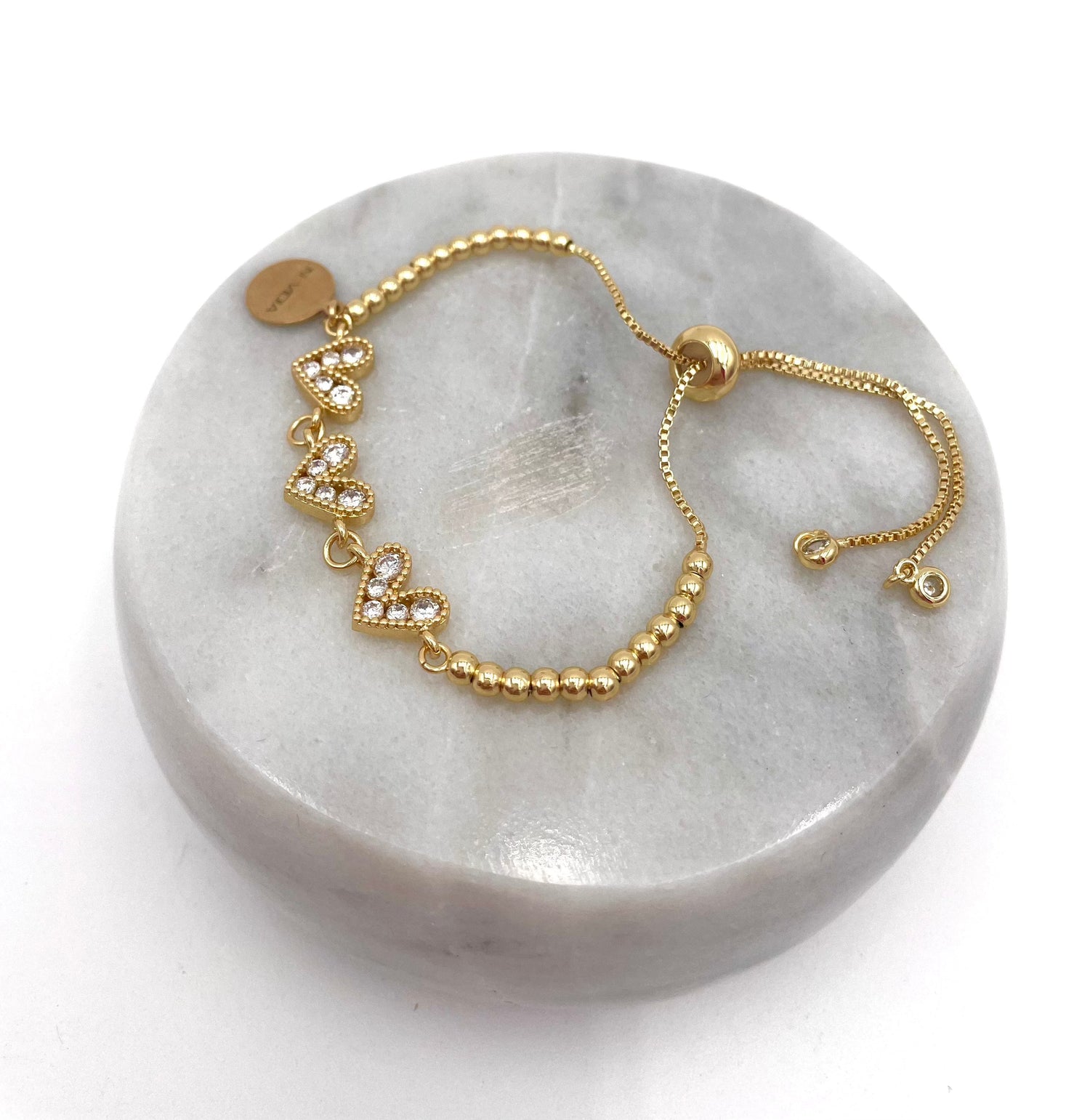 Mexoul Handmade gold plated bracelet variant 30