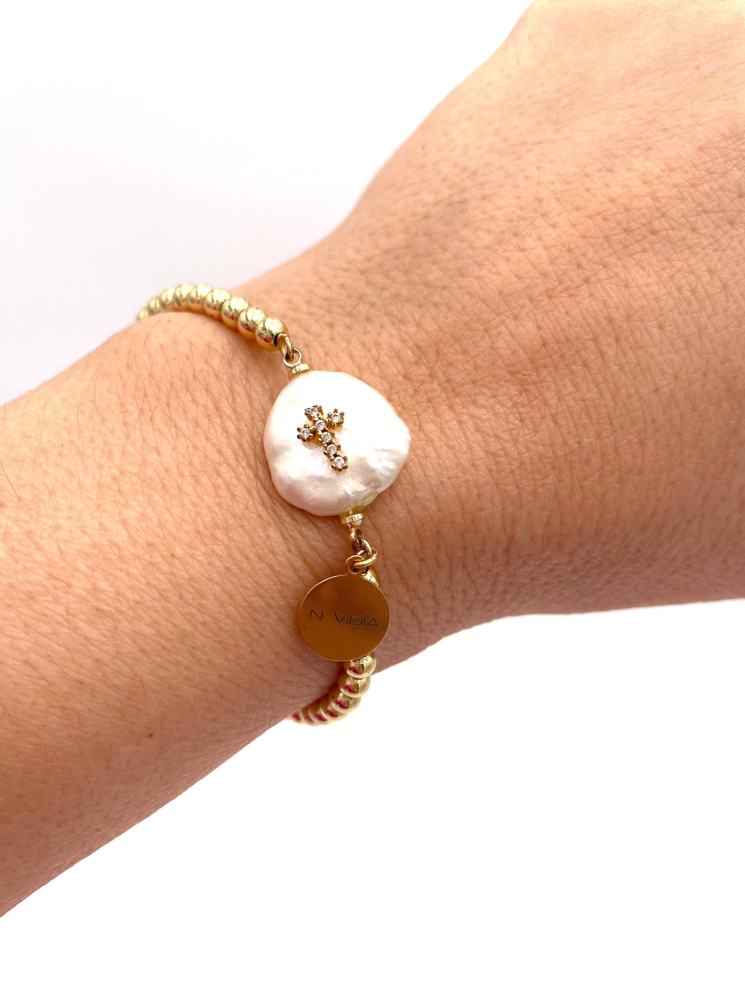 Mexoul Handmade gold plated bracelet variant 31