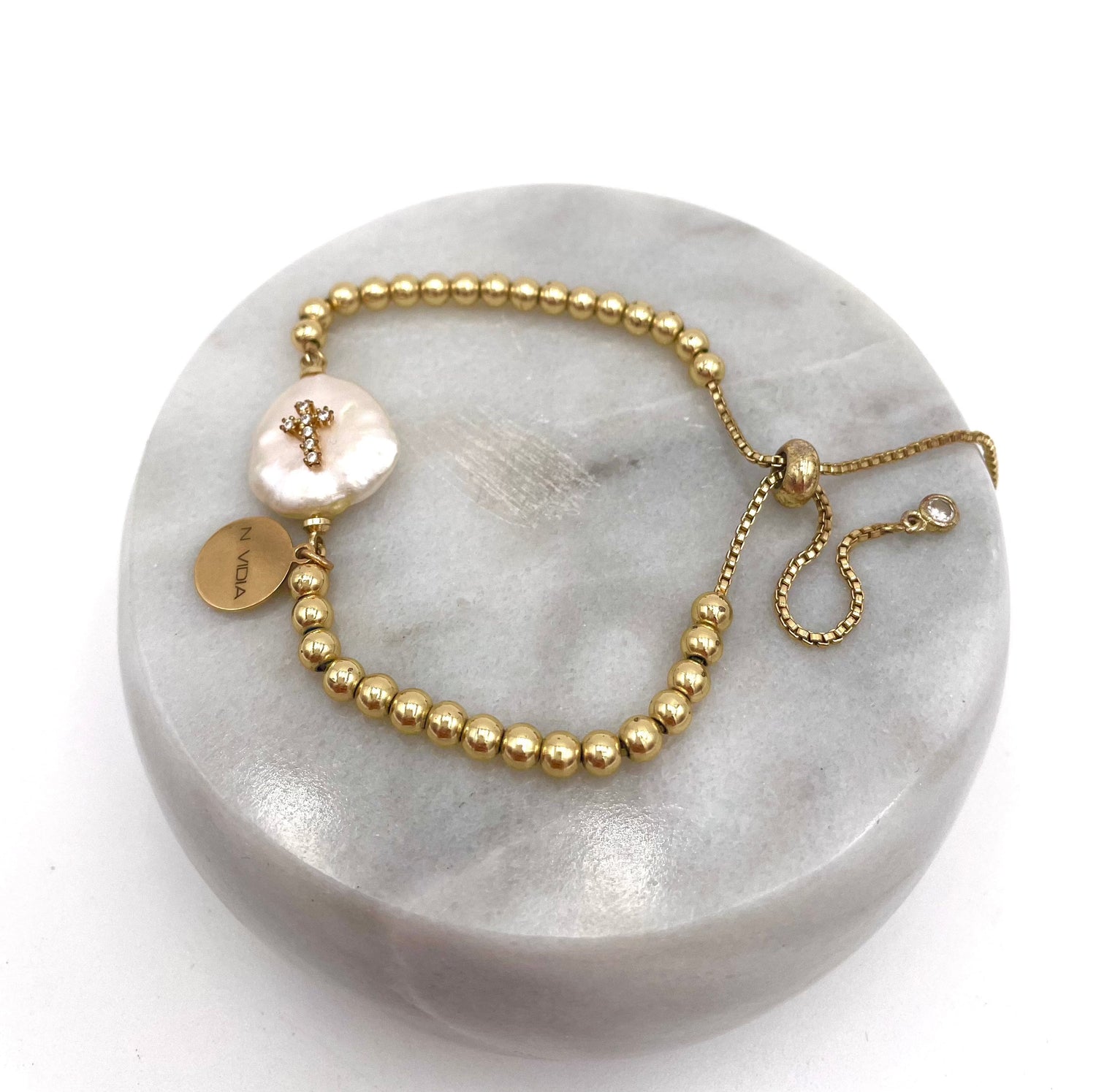 Mexoul Handmade gold plated bracelet variant 31