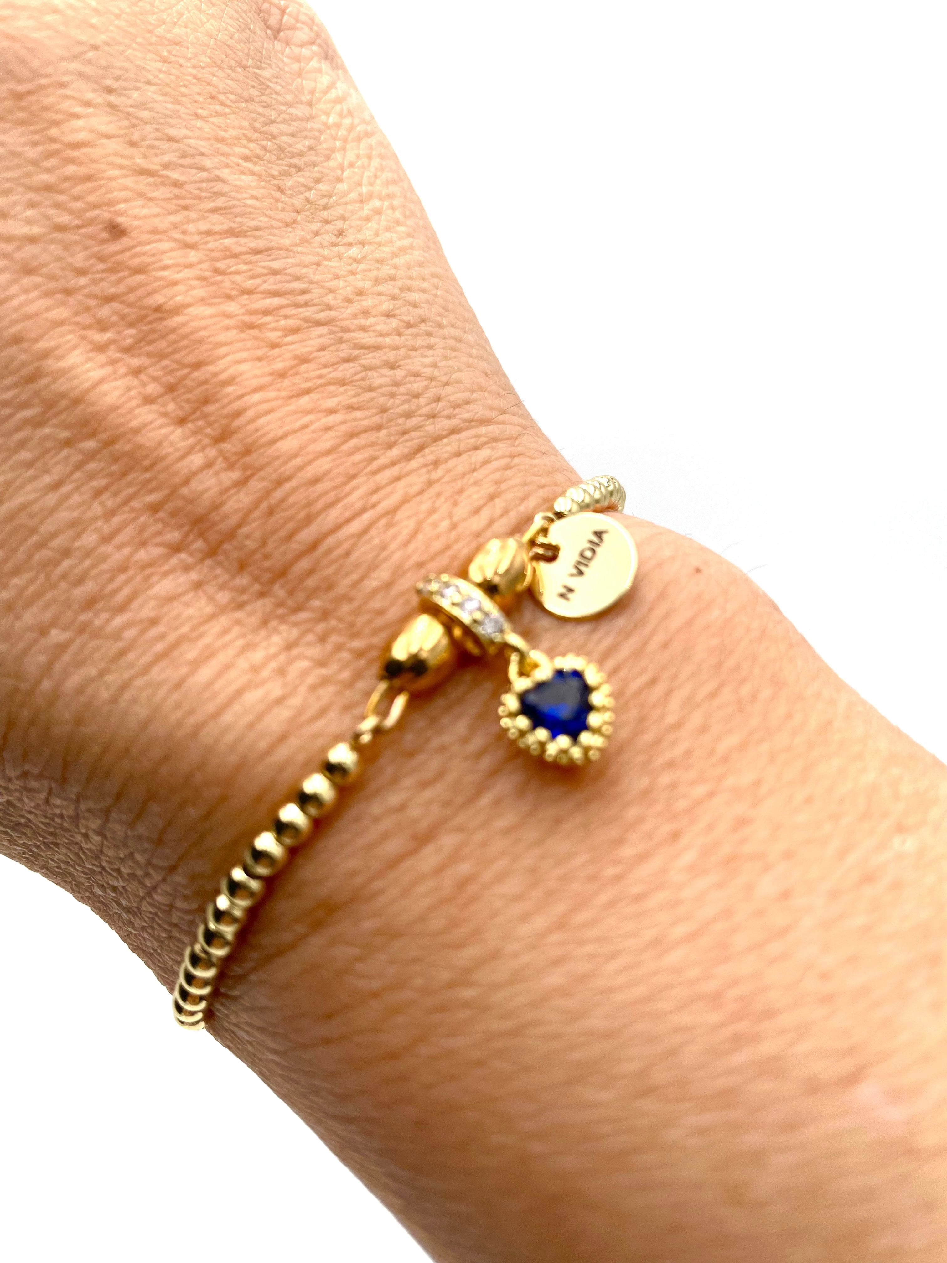 Mexoul Handmade gold plated bracelet variant 39