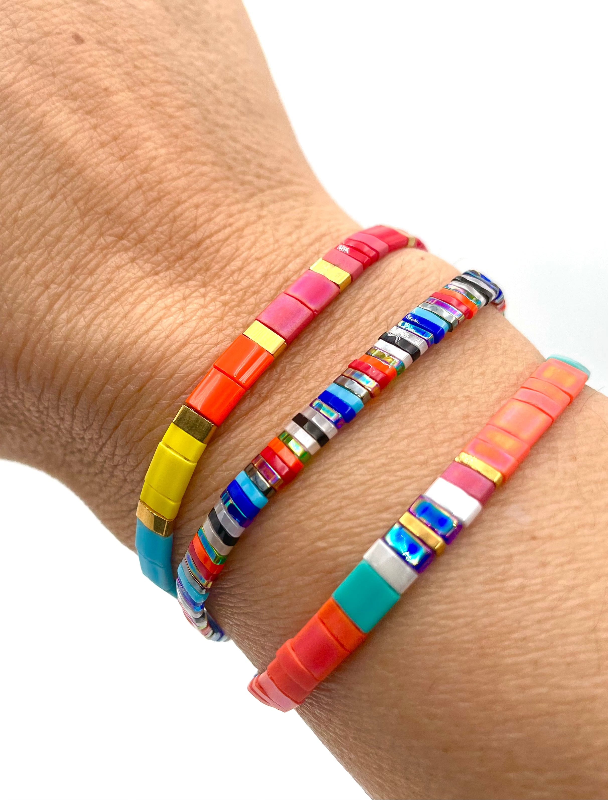 Mexoul Handmade Miyuki Tila bead bracelet variant 15