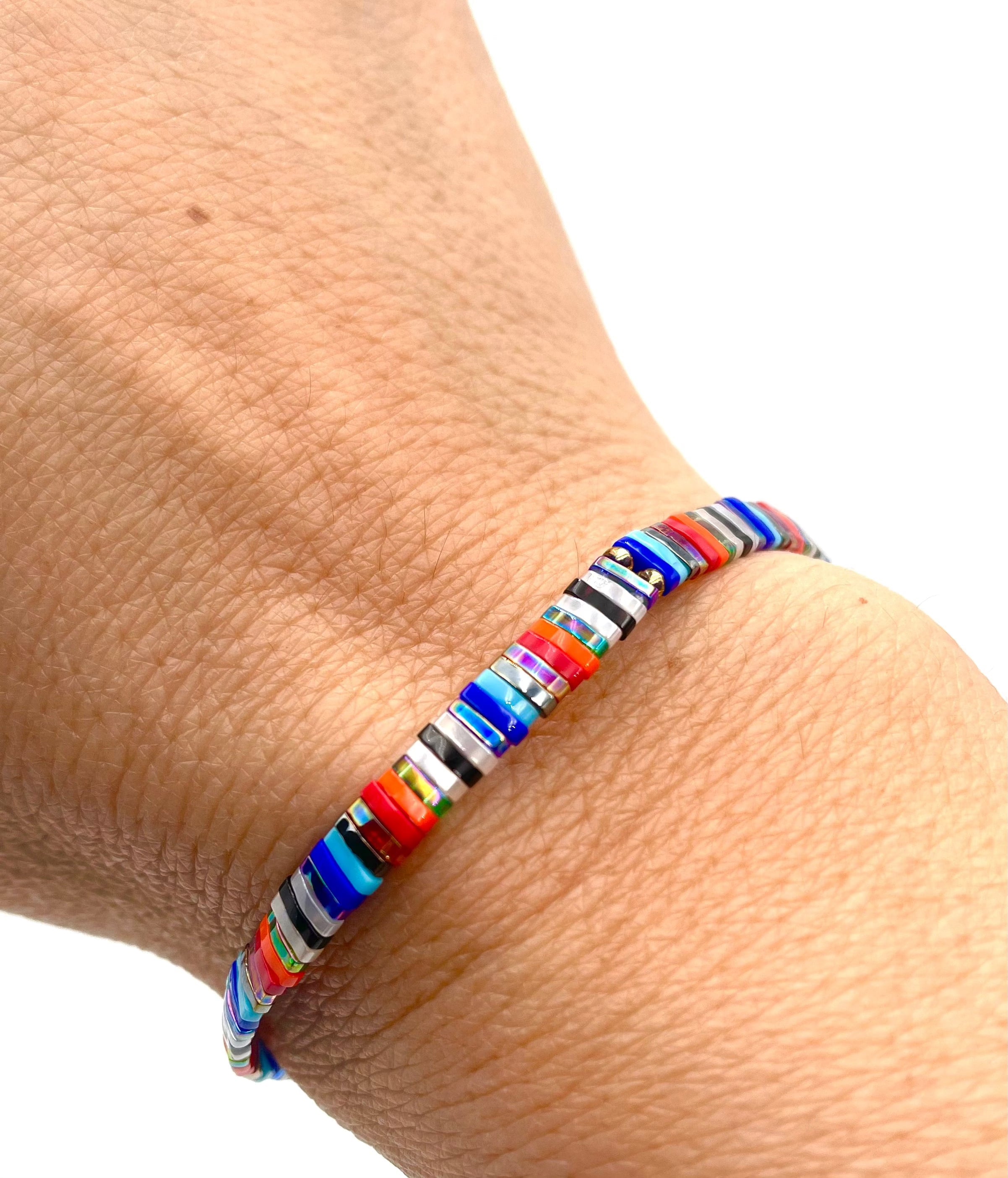 Mexoul Handmade Miyuki Tila bead bracelet variant 15