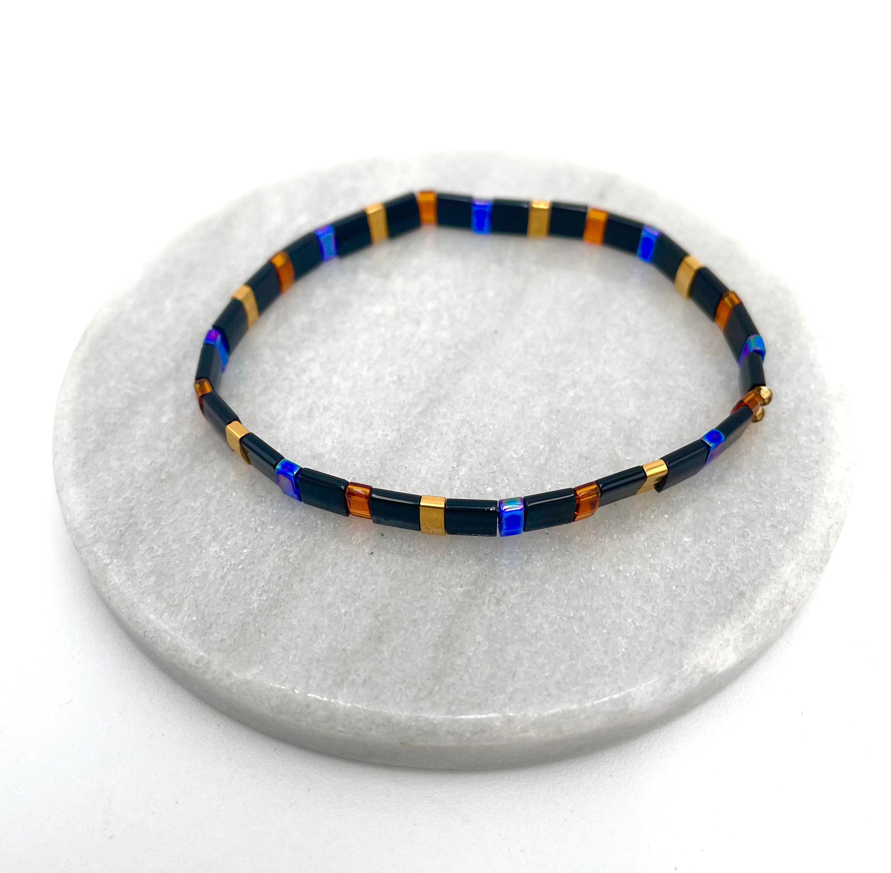 Mexoul Handmade Miyuki Tila bead bracelet variant 17