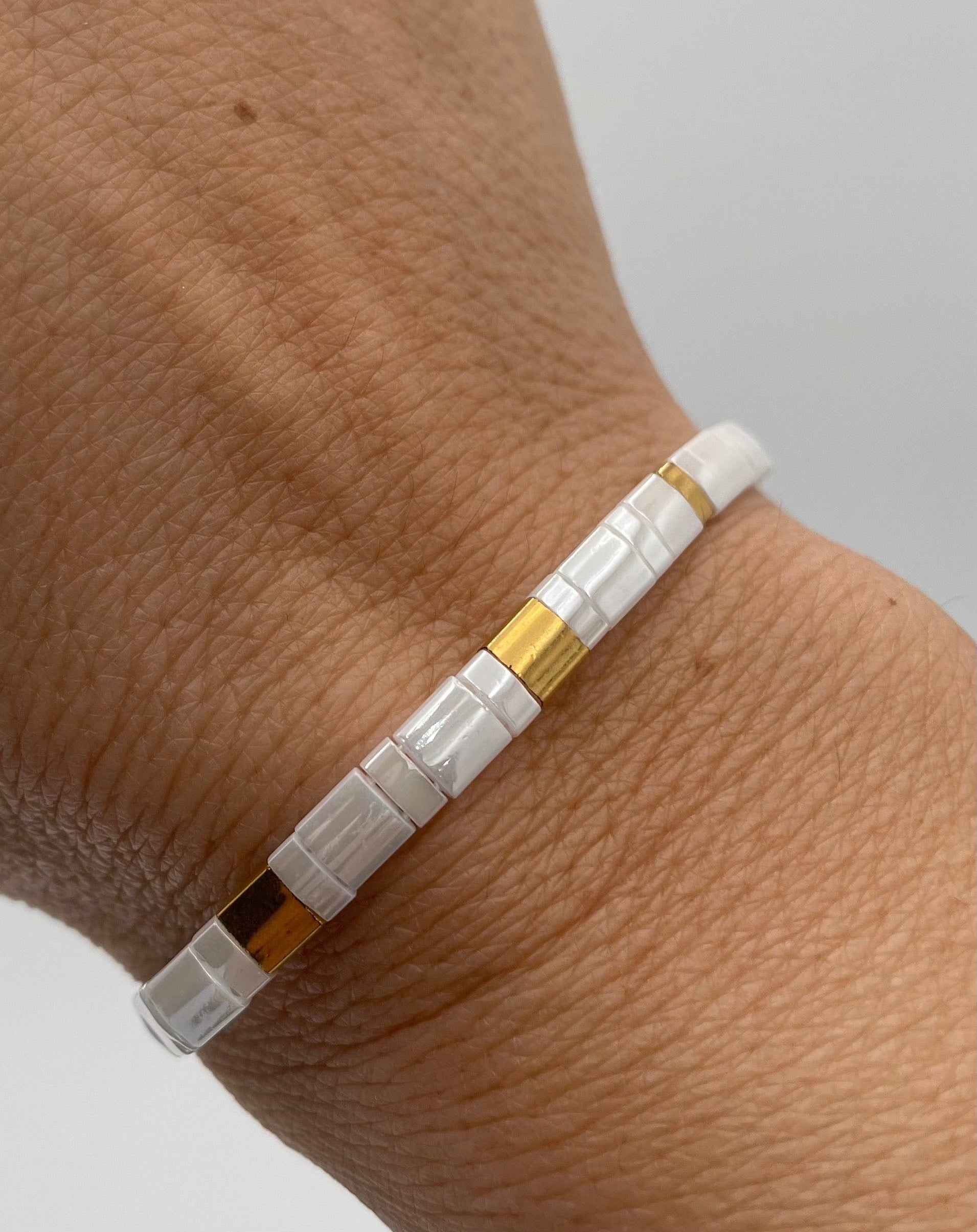 Mexoul Handmade Miyuki Tila bead bracelet variant 18