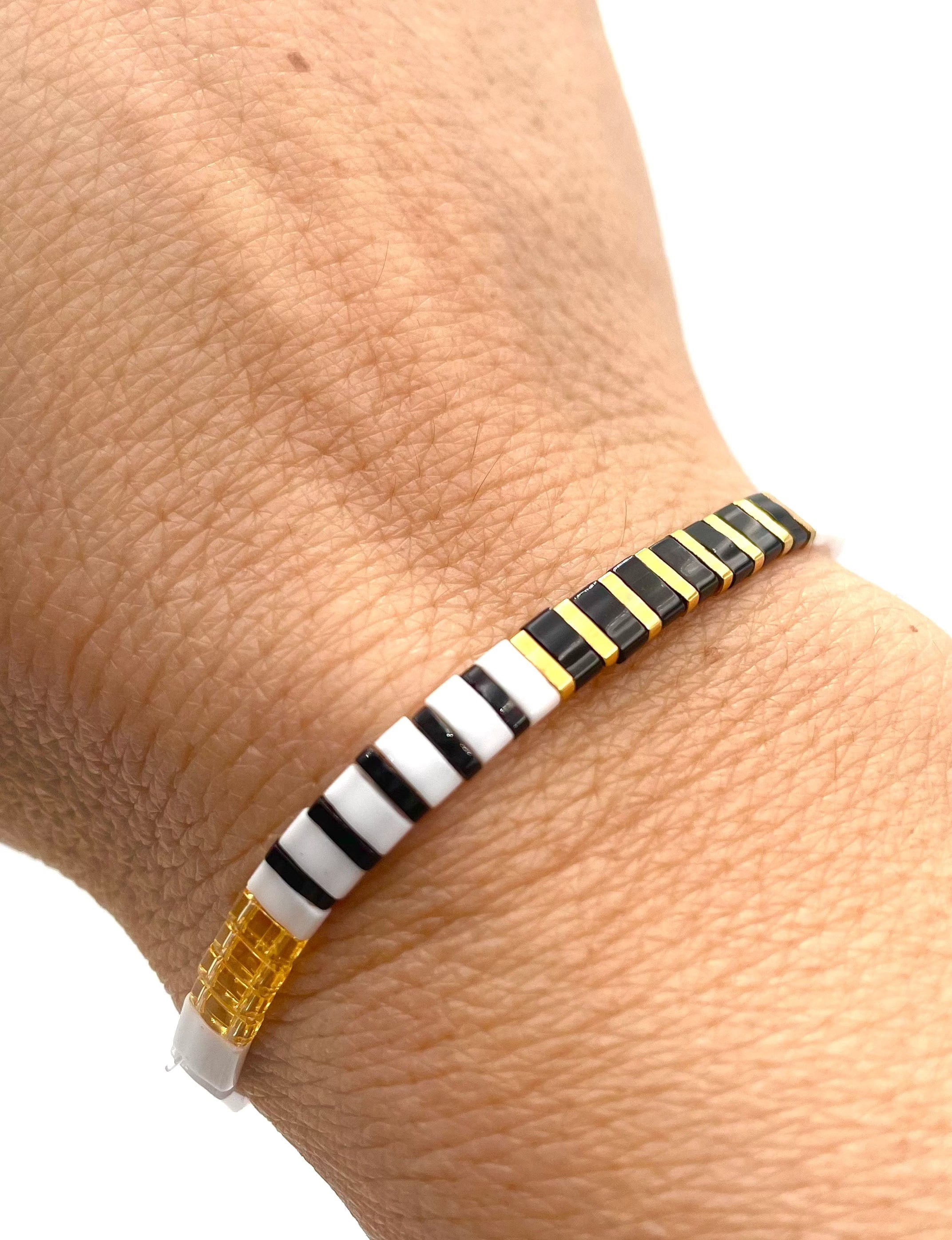 Mexoul Handmade Miyuki Tila bead bracelet variant 19