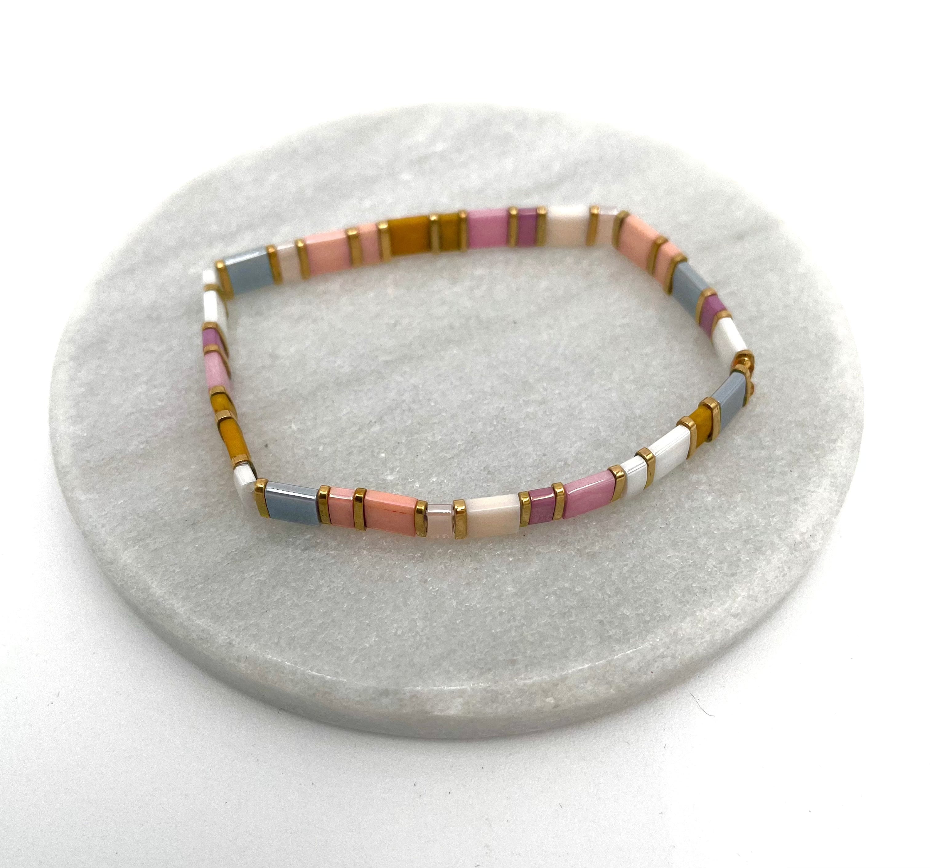 Mexoul Handmade Miyuki Tila bead bracelet variant 26