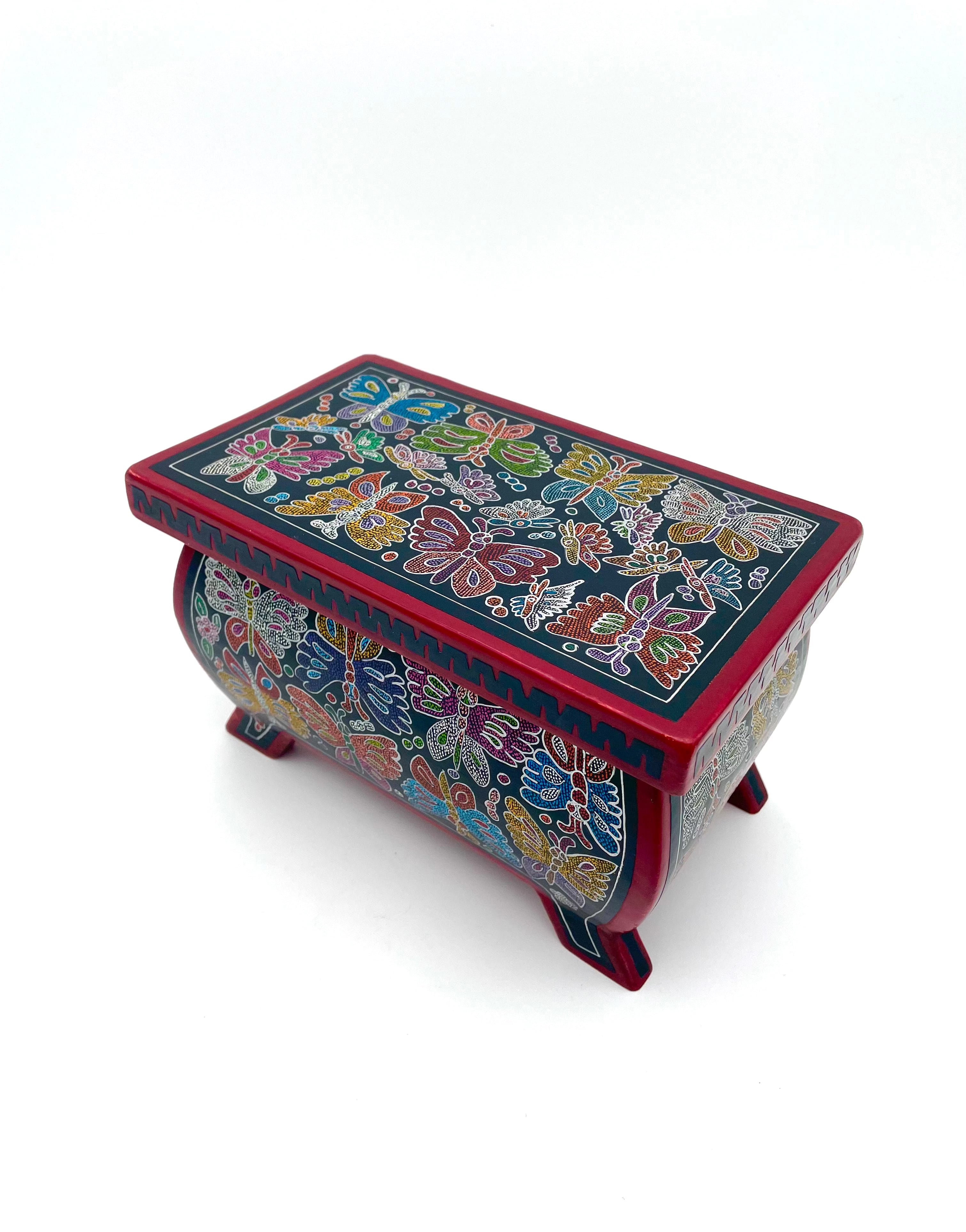Mexoul Olinala Box (M) colored butterflies