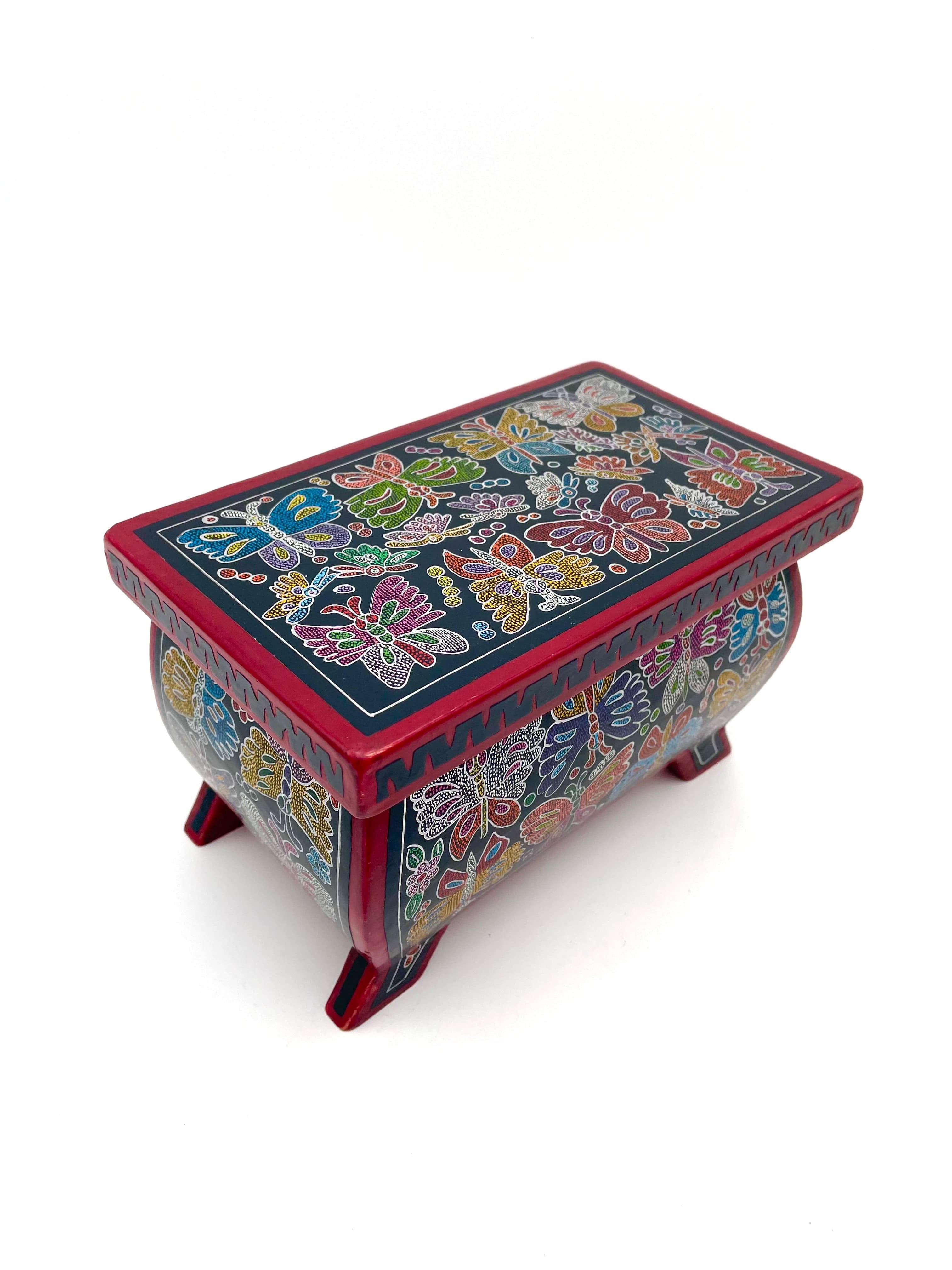 Mexoul Olinala Box (M) colored butterflies