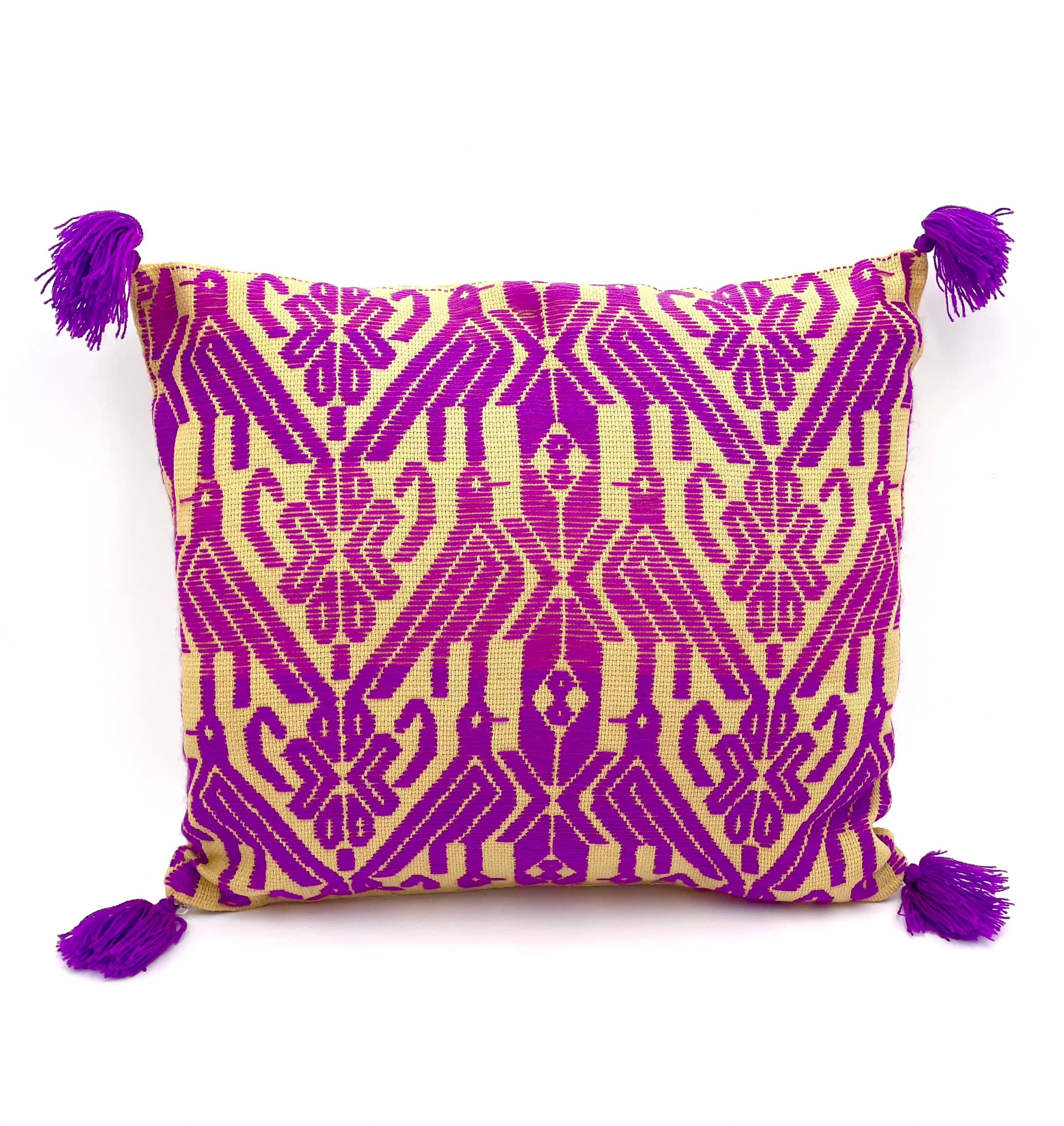 Mexoul Pink Birds Embroidered cushions
