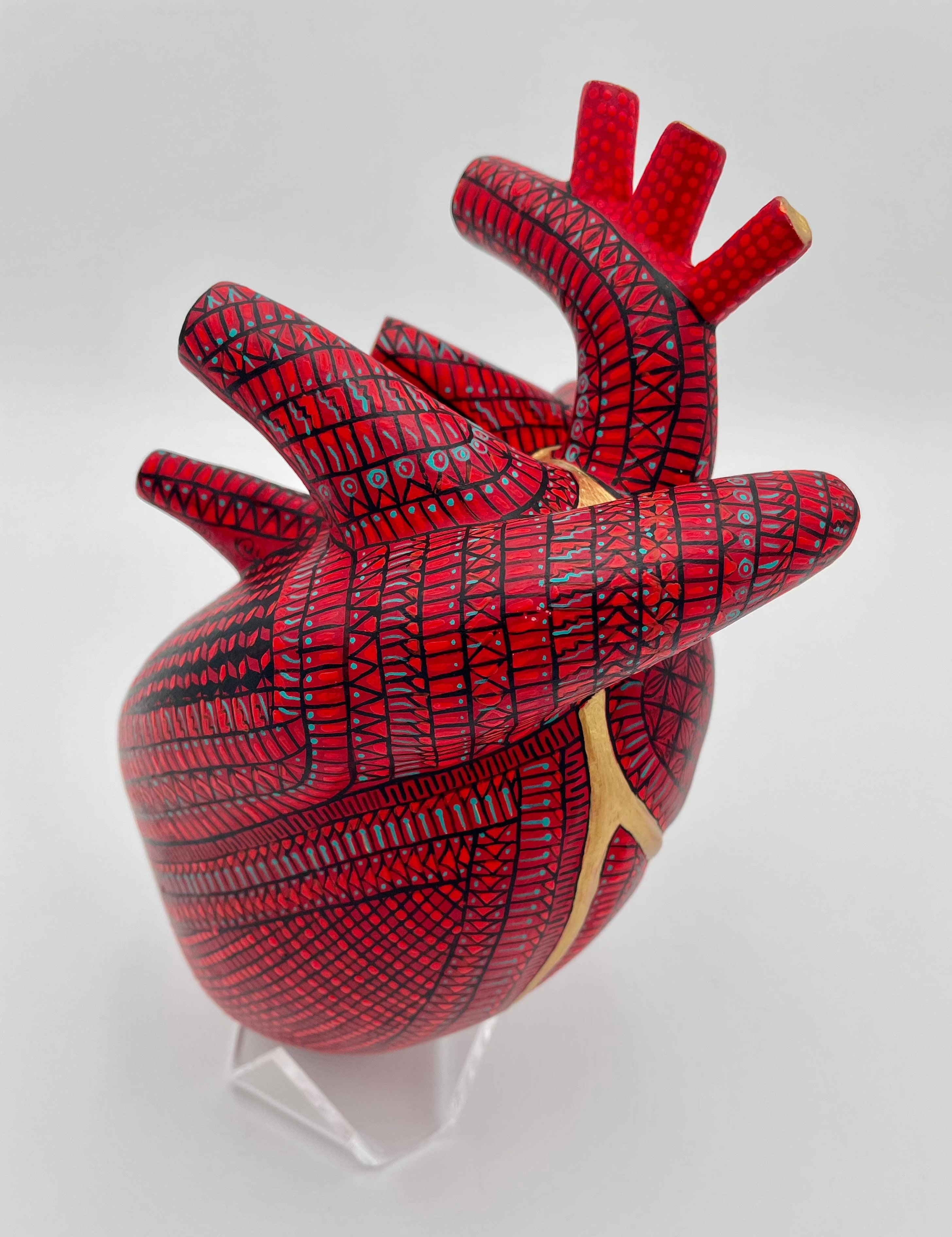 Mexoul Red heart alebrije (L)