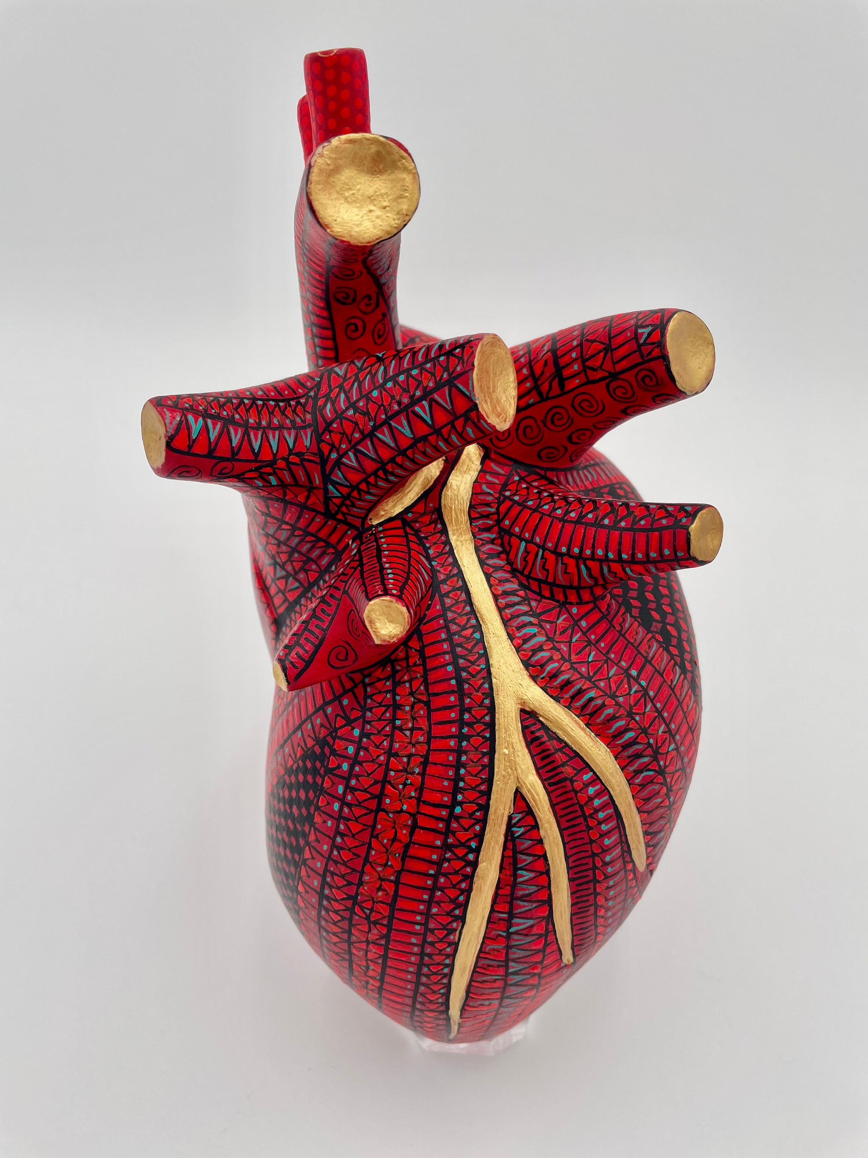 Mexoul Red heart alebrije (L)