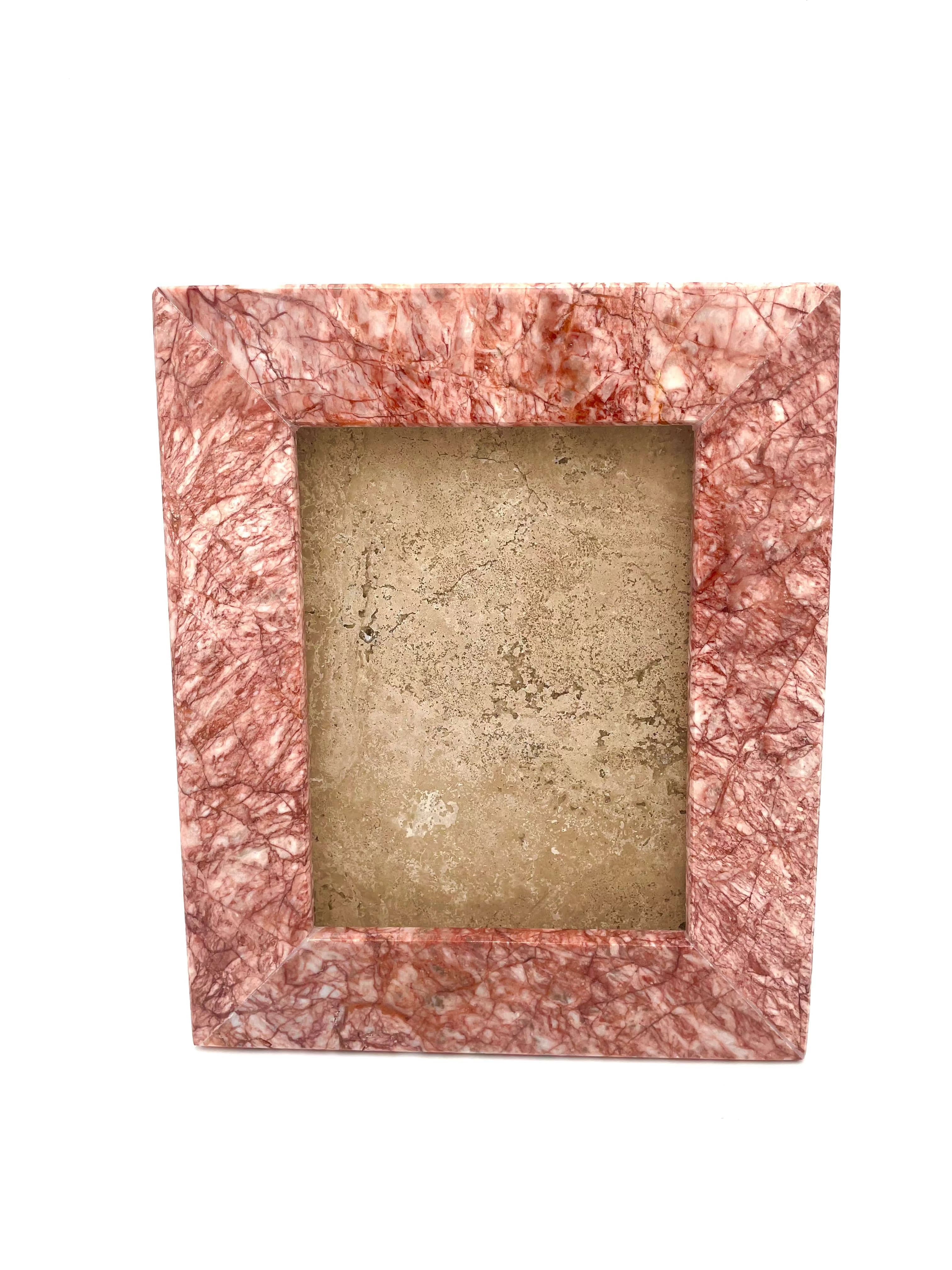Mexoul Vertical Rose Marble portrait holder (L)