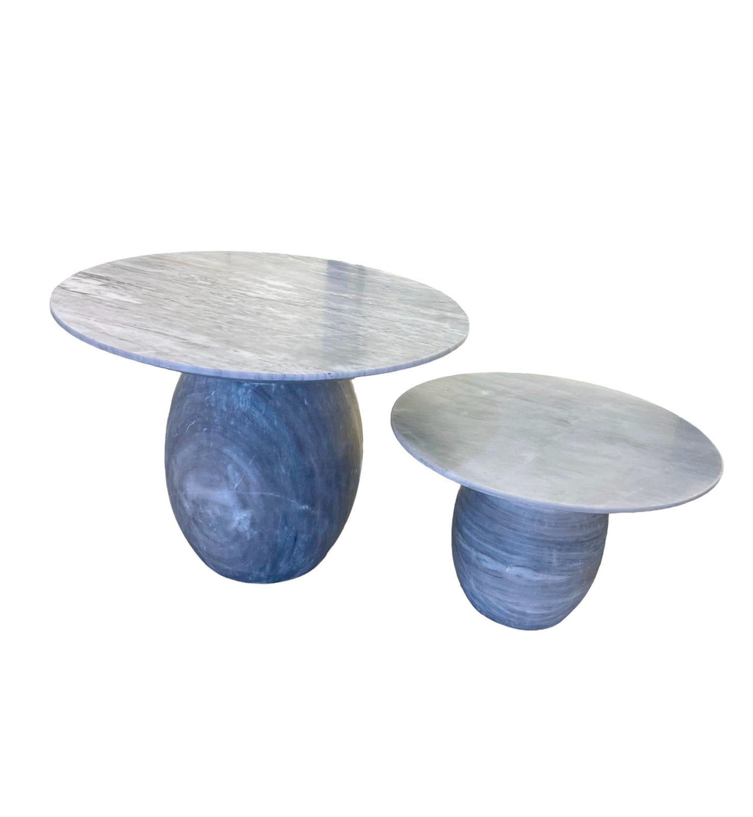 Mexoul White Marble Mushroom table (L)
