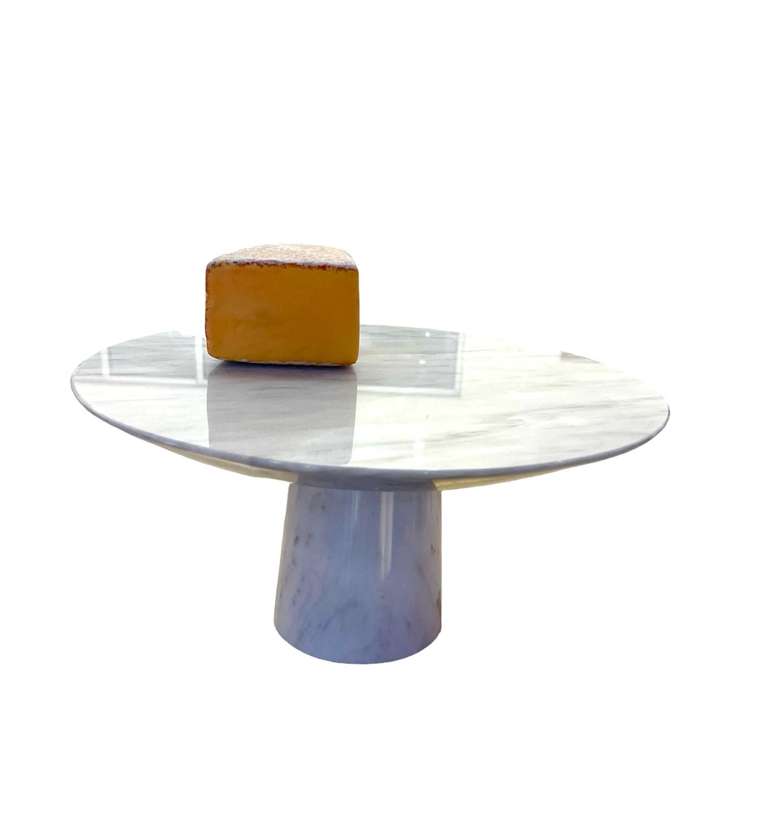 Mexoul White Marble pastry plate