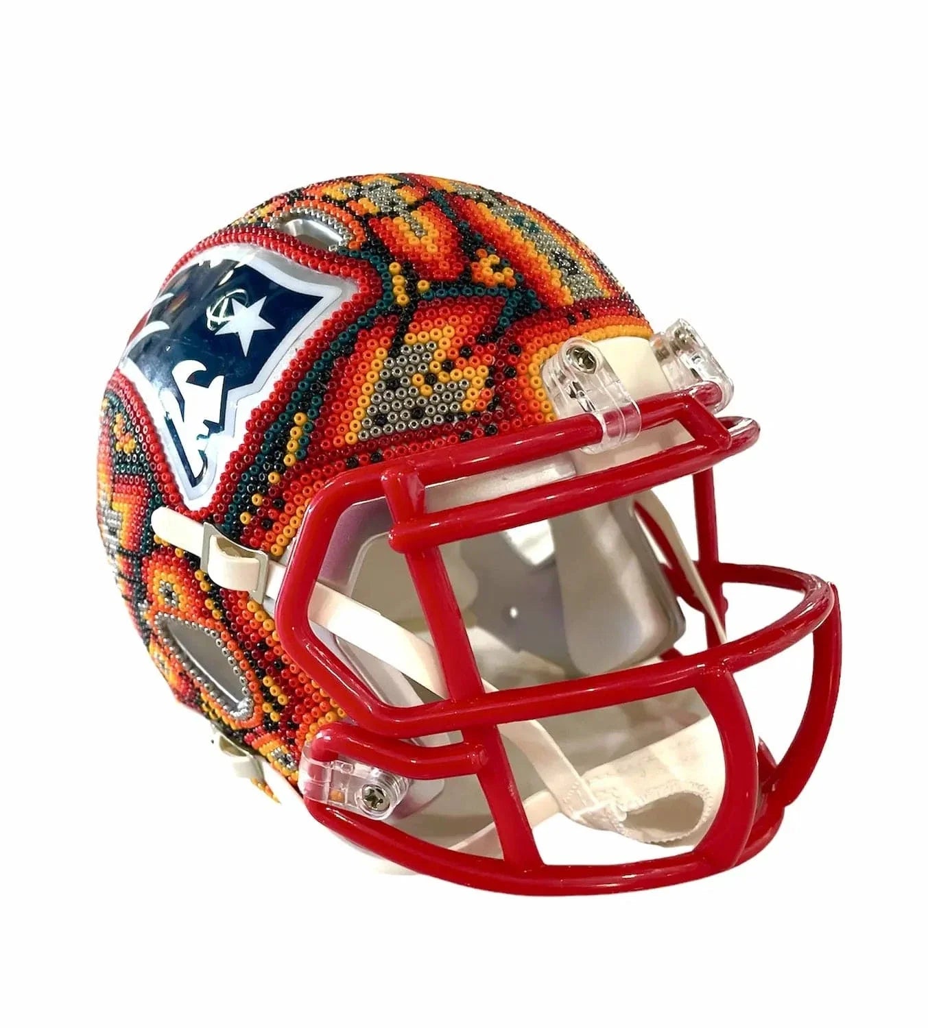 The Fusion of Huichol Art and Sports: The Story Behind the Decorated NFL Helmets