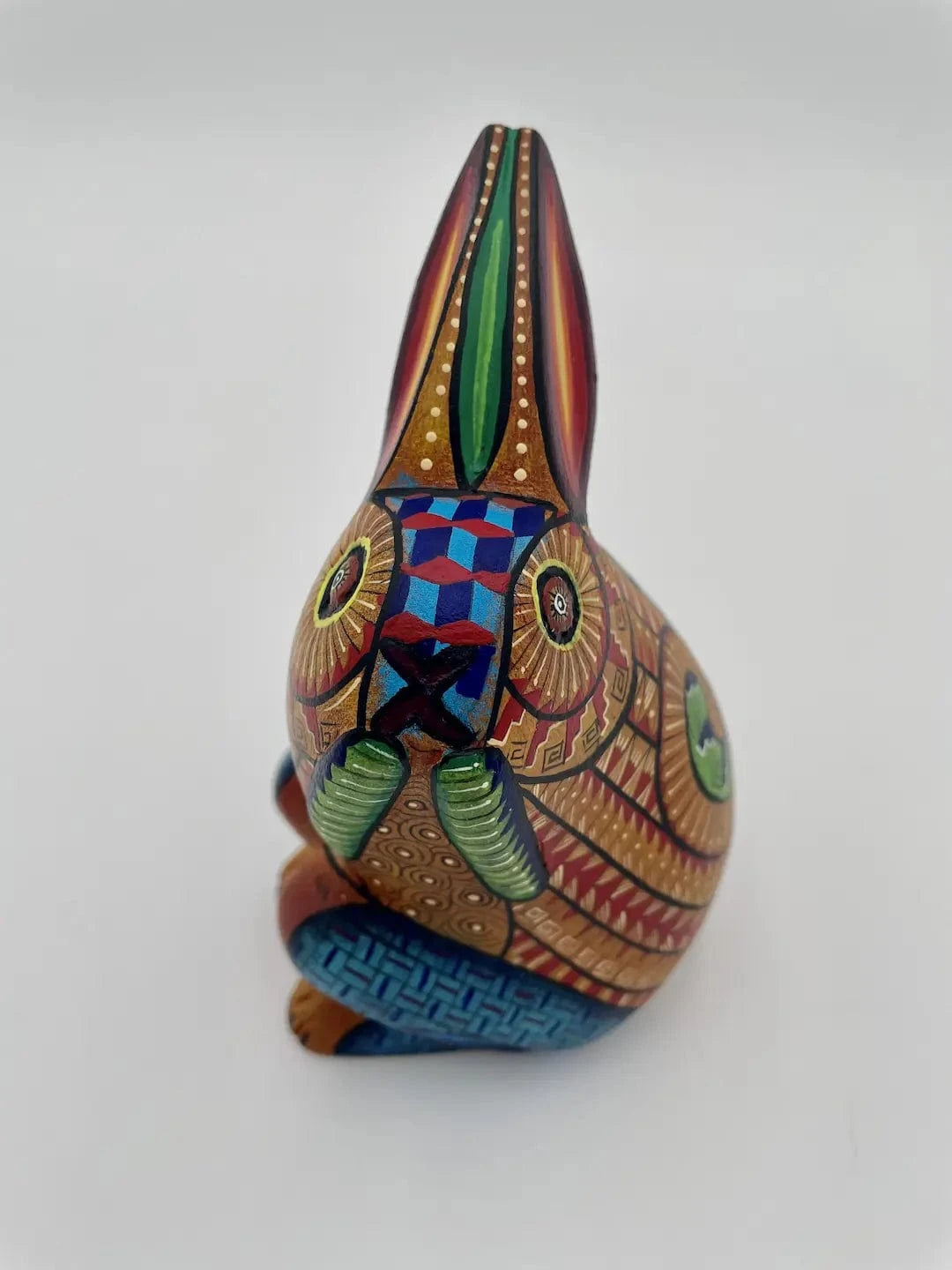Multi - Color Bunny Alebrije – Hand-carved Oaxacan Art