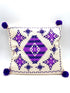 Mexoul Beige with Purple Embroidered cushions