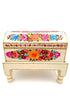 Mexoul Beige wood trunk with flowers (M)