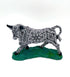 Mexoul BLACK AND WHITE Huichol art Bull