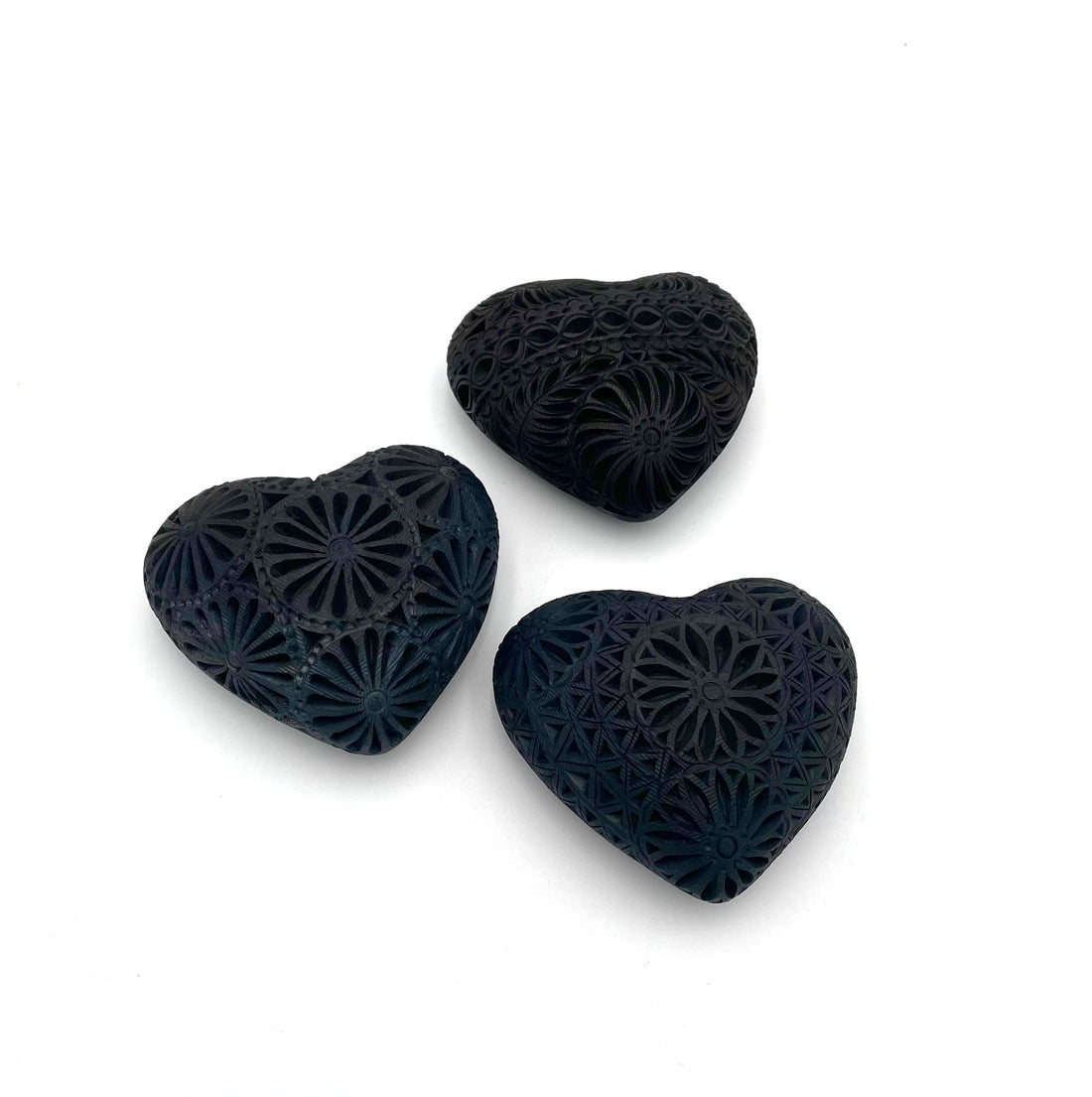 Mexoul Black clay  heart