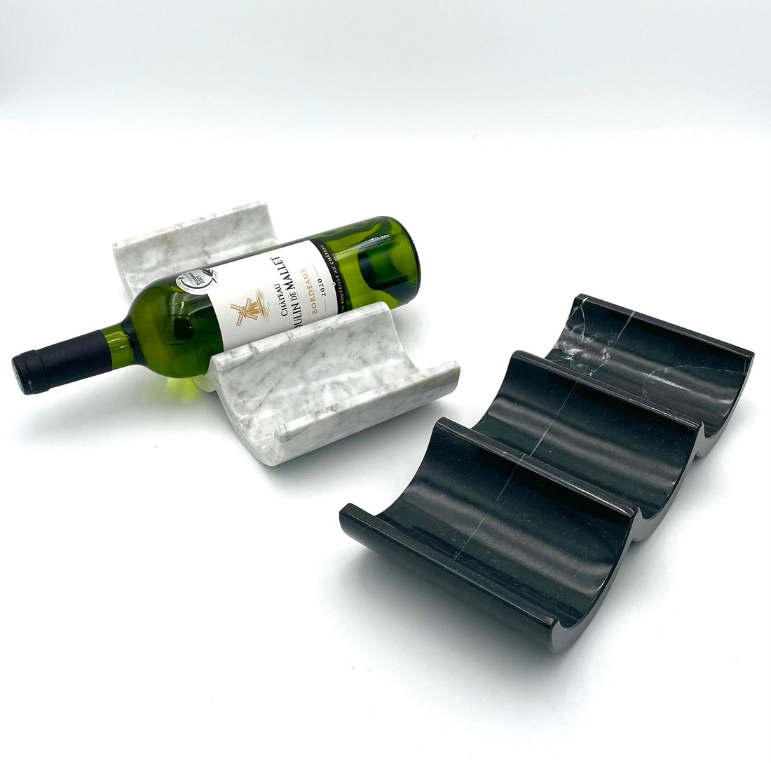 Mexoul Black Marble curled bottle holder