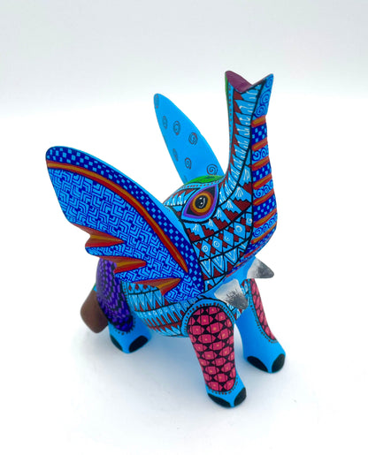 Mexoul Blue elephant alebrije (S)