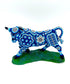 Mexoul BLUE Huichol art Bull