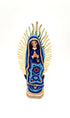 Mexoul BLUE Huichol art Virgin Mary (S)