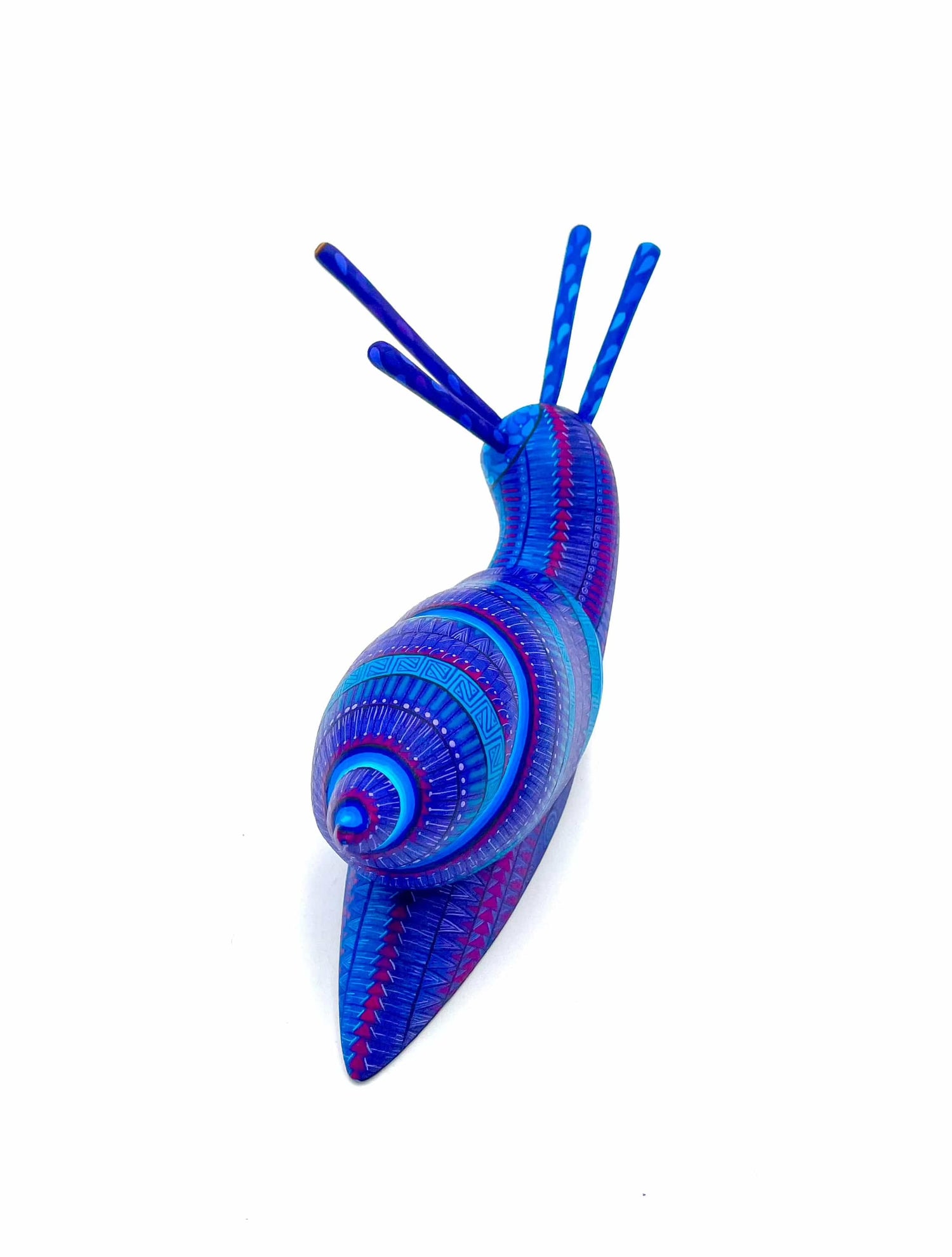 Mexoul Blue snail alebrije