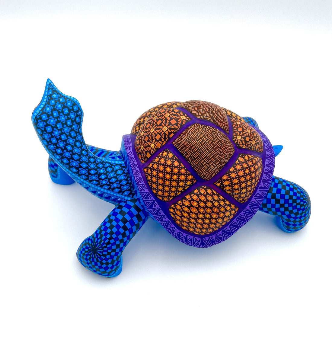 Mexoul Blue turtle alebrije