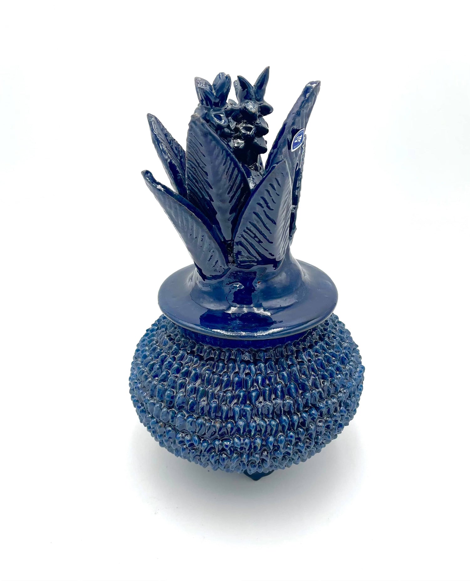 Mexoul BLUE Vitrified clay pineapple (S)
