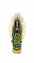 Mexoul BRIGHT GREEN Huichol art Virgin Mary (S)
