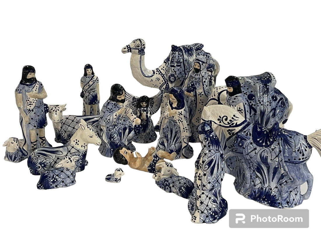 Mexoul Ceramic nativity set (17 PCS)