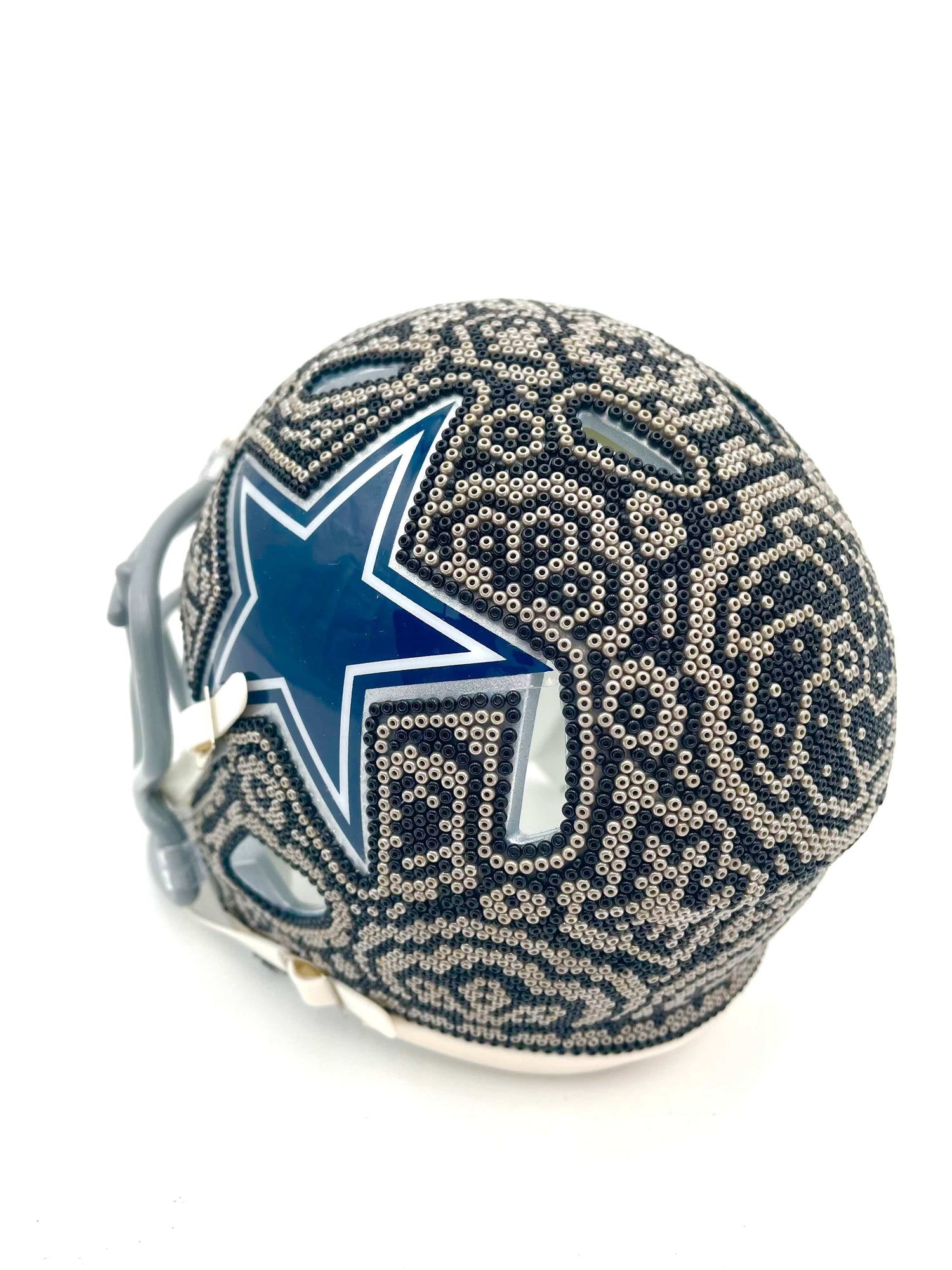 Mexoul Dallas Cowboys NFL mini helmet (BLACK-GRAY)