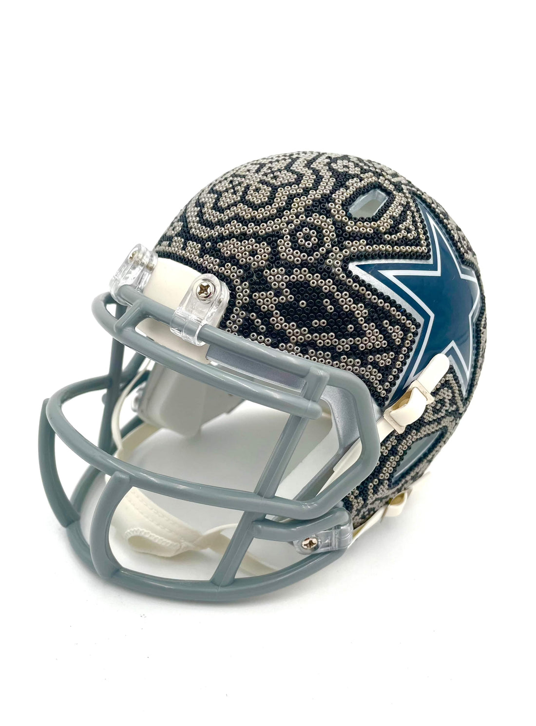 Mexoul Dallas Cowboys NFL mini helmet (BLACK-GRAY)