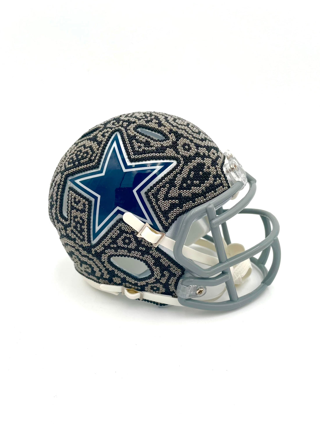 Mexoul Dallas Cowboys NFL mini helmet (BLACK-GRAY)