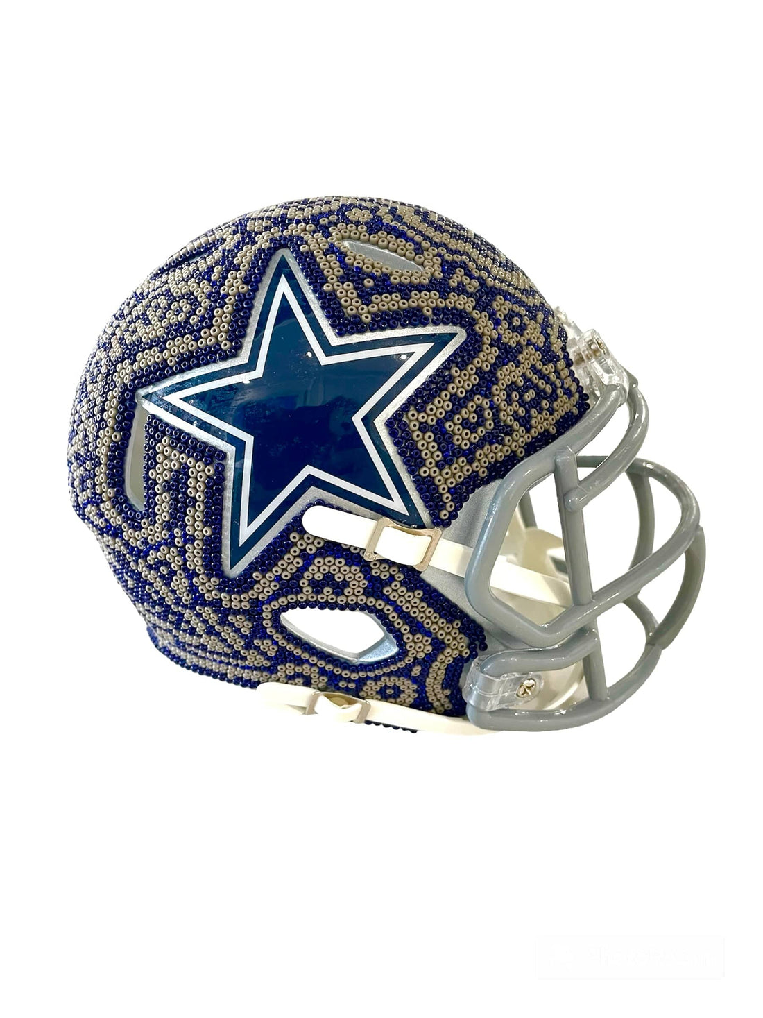 Mexoul Dallas Cowboys NFL mini helmet (BLUE-BEIGE)